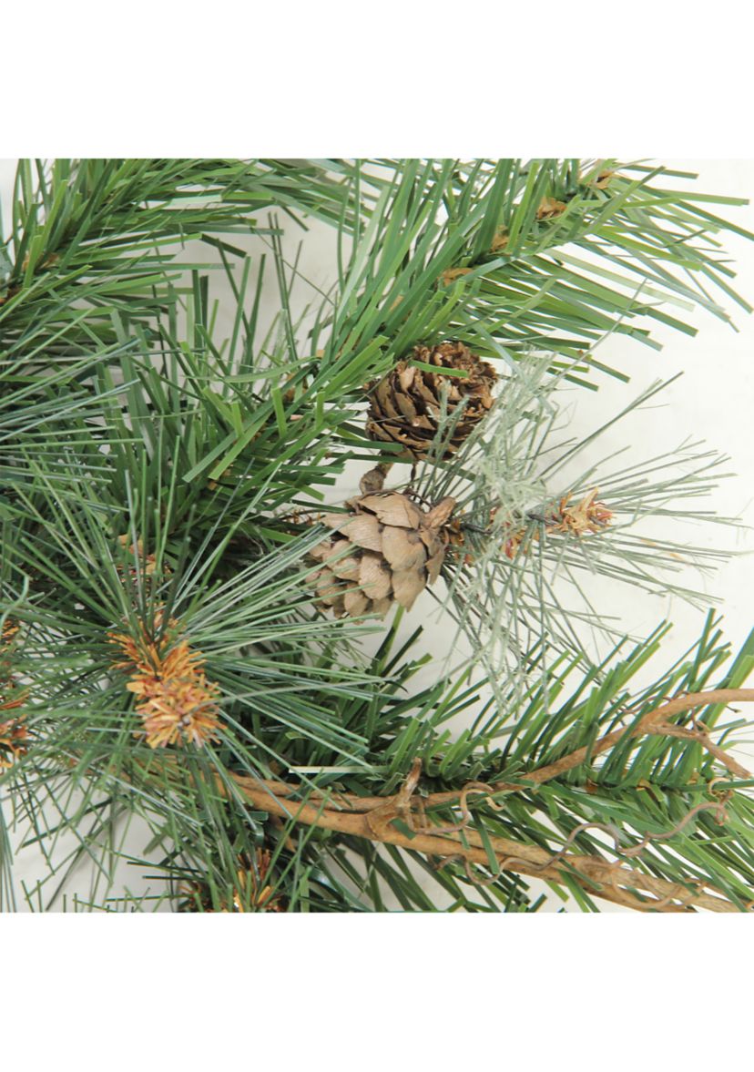 6 x 9Inch Country Mixed Pine Artificial Christmas Garland - Unlit