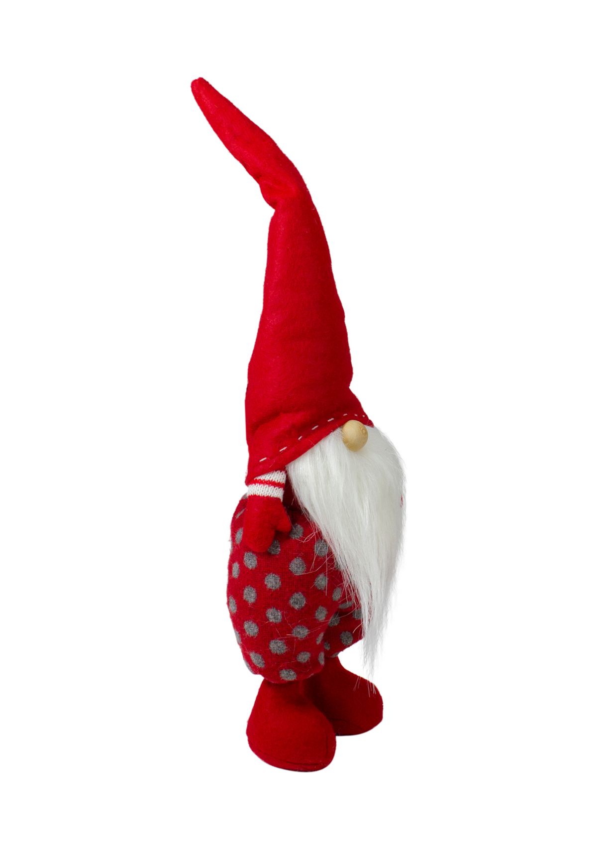 16Inch Red and White Standing Santa Gnome Christmas Figurine