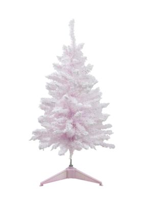 Northlight 3' Flocked Madeline Pink Spruce Artificial Christmas Tree - Unlit -  760182132265184