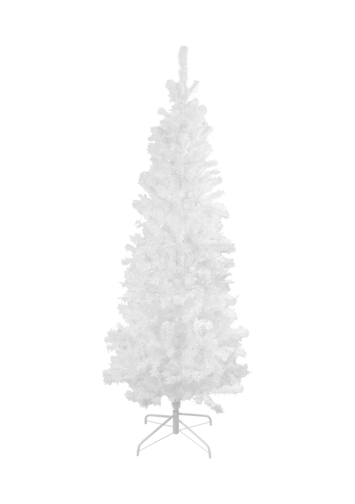 6.5 White Winston Pine Slim Artificial Christmas Tree - Unlit