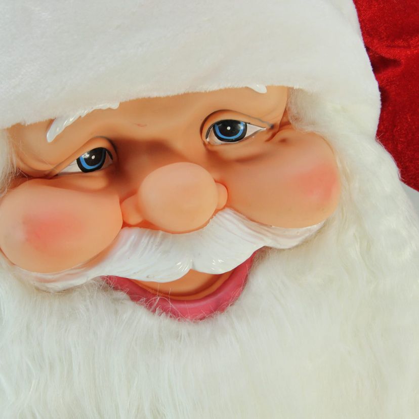 6ft LED Lighted Musical Santa Claus with Gift Bag Christmas Inflatable Figurine
