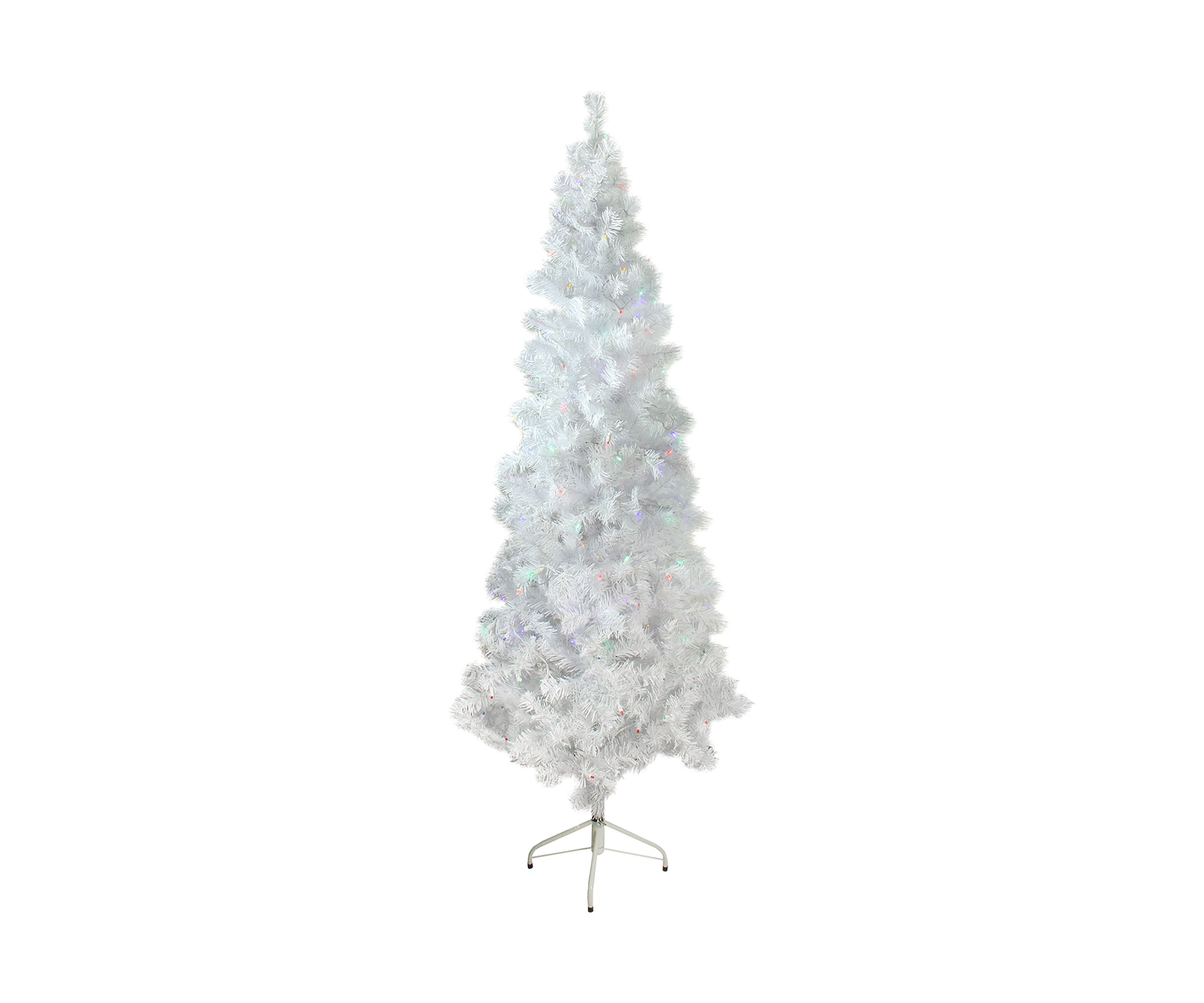 7.5 Pre-Lit White Winston Pine Artificial Christmas Tree - Multi LED Lights