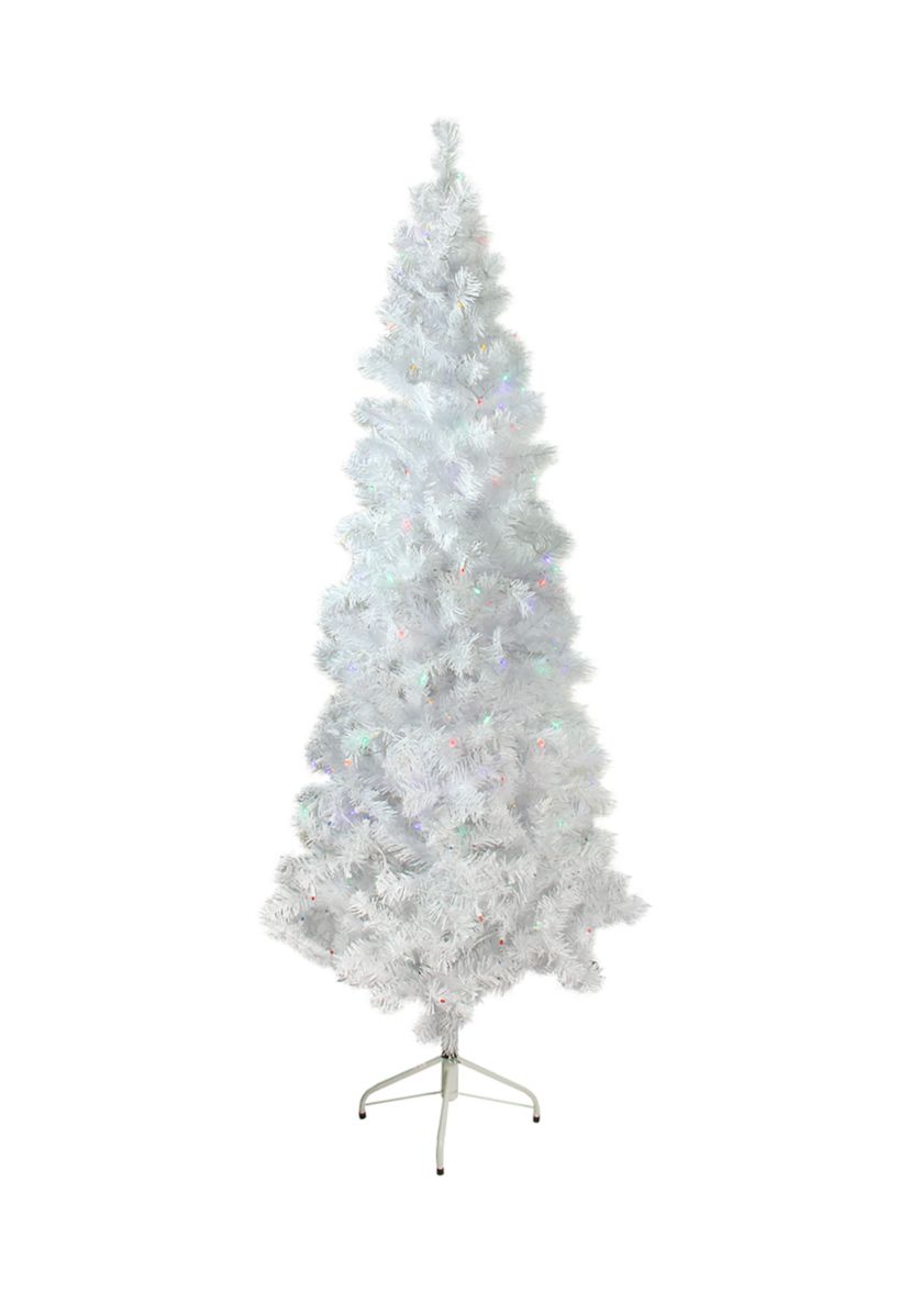 7.5 Pre-Lit White Winston Pine Artificial Christmas Tree - Multi LED Lights
