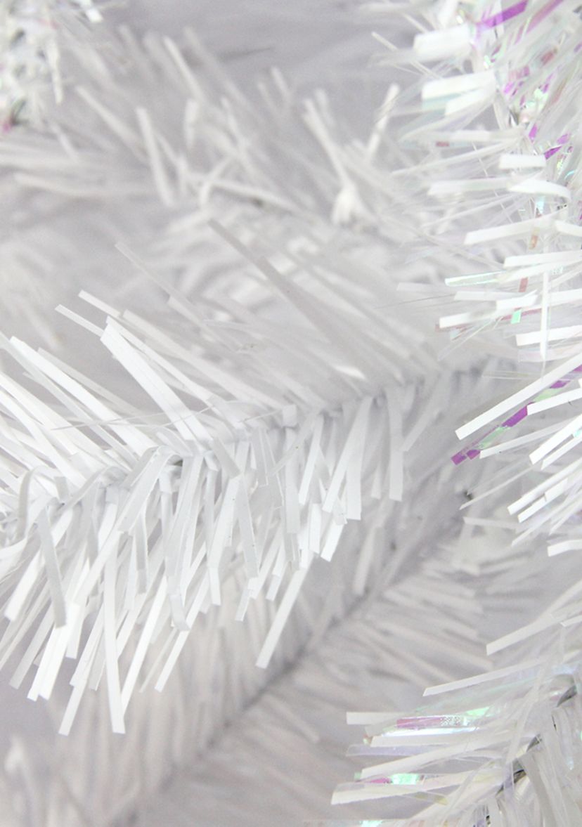 7.5 White Glimmer Iridescent Spruce Full Artificial Christmas Tree - Unlit