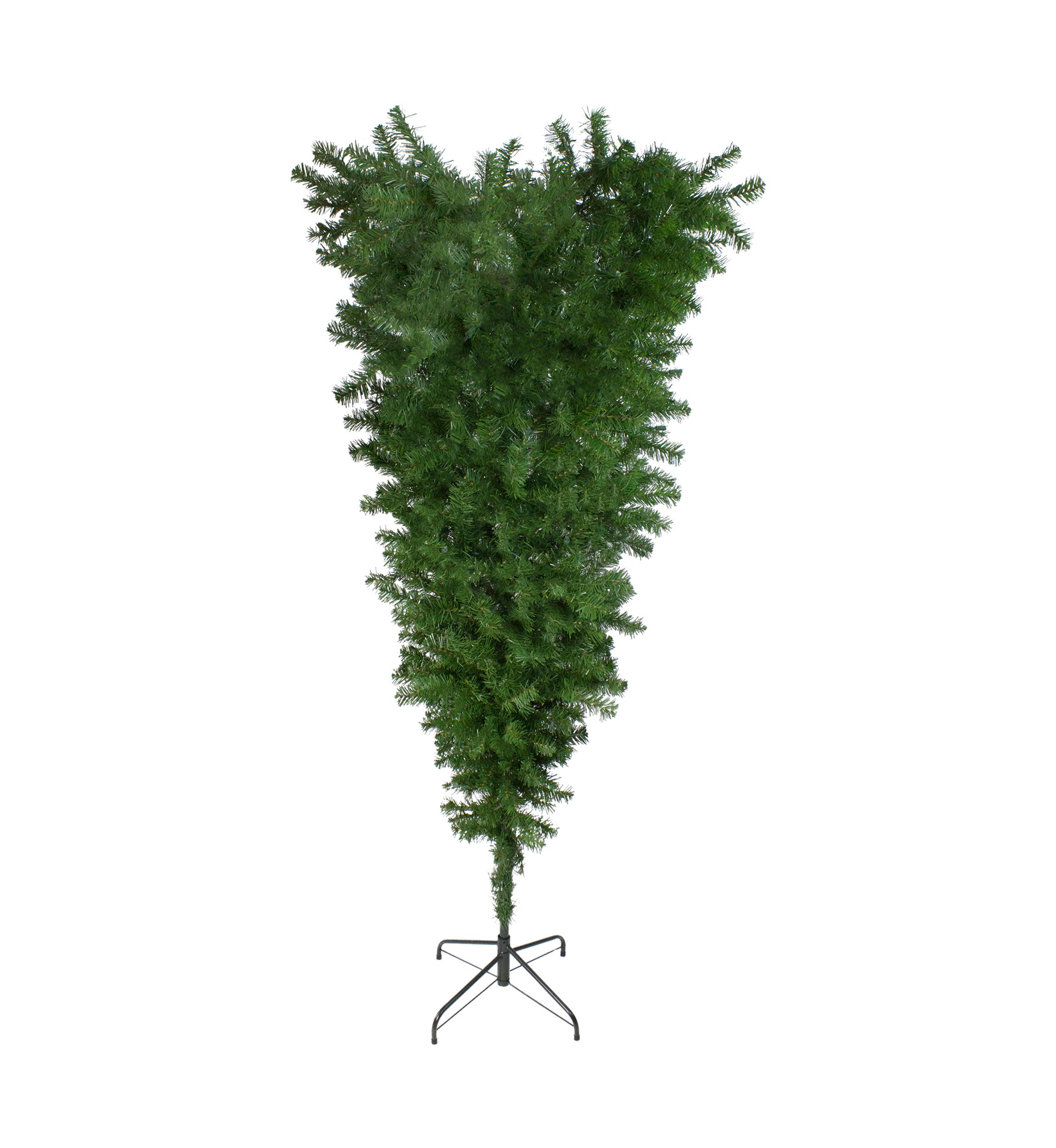 5.5 x 36Inch Green Upside Down Spruce Medium Artificial Christmas Tree - Unlit