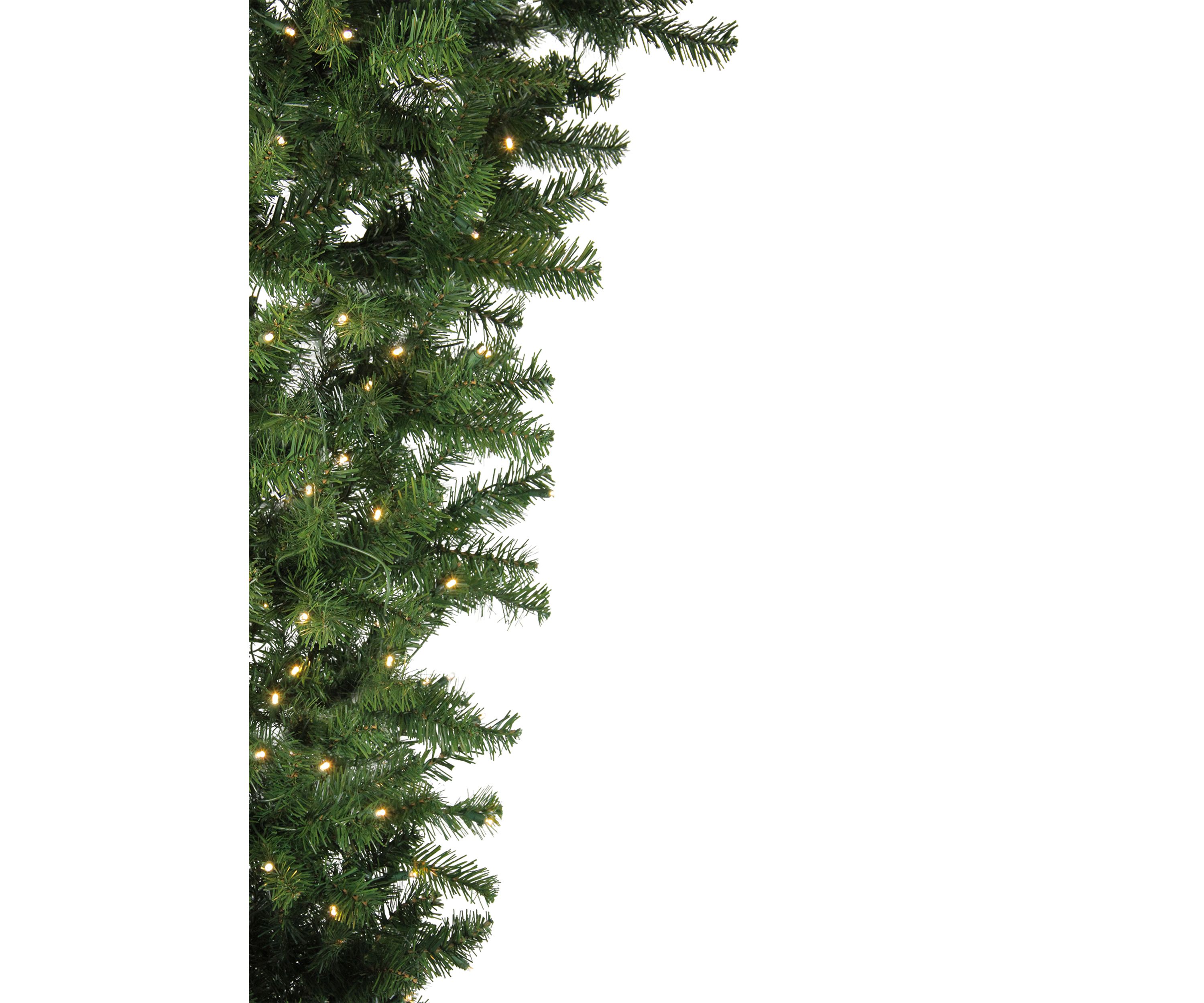 6.5 Pre-Lit Upside Down Spruce Artificial Christmas Tree - Warm White LED Lights