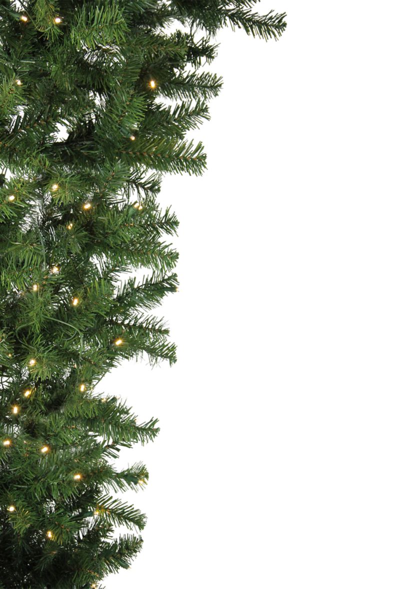 6.5 Pre-Lit Upside Down Spruce Artificial Christmas Tree - Warm White LED Lights