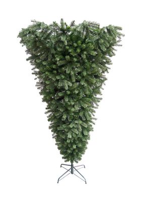 Northlight 7.5' Green Spruce Artificial Upside Down Christmas Tree - Unlit -  0715833000126