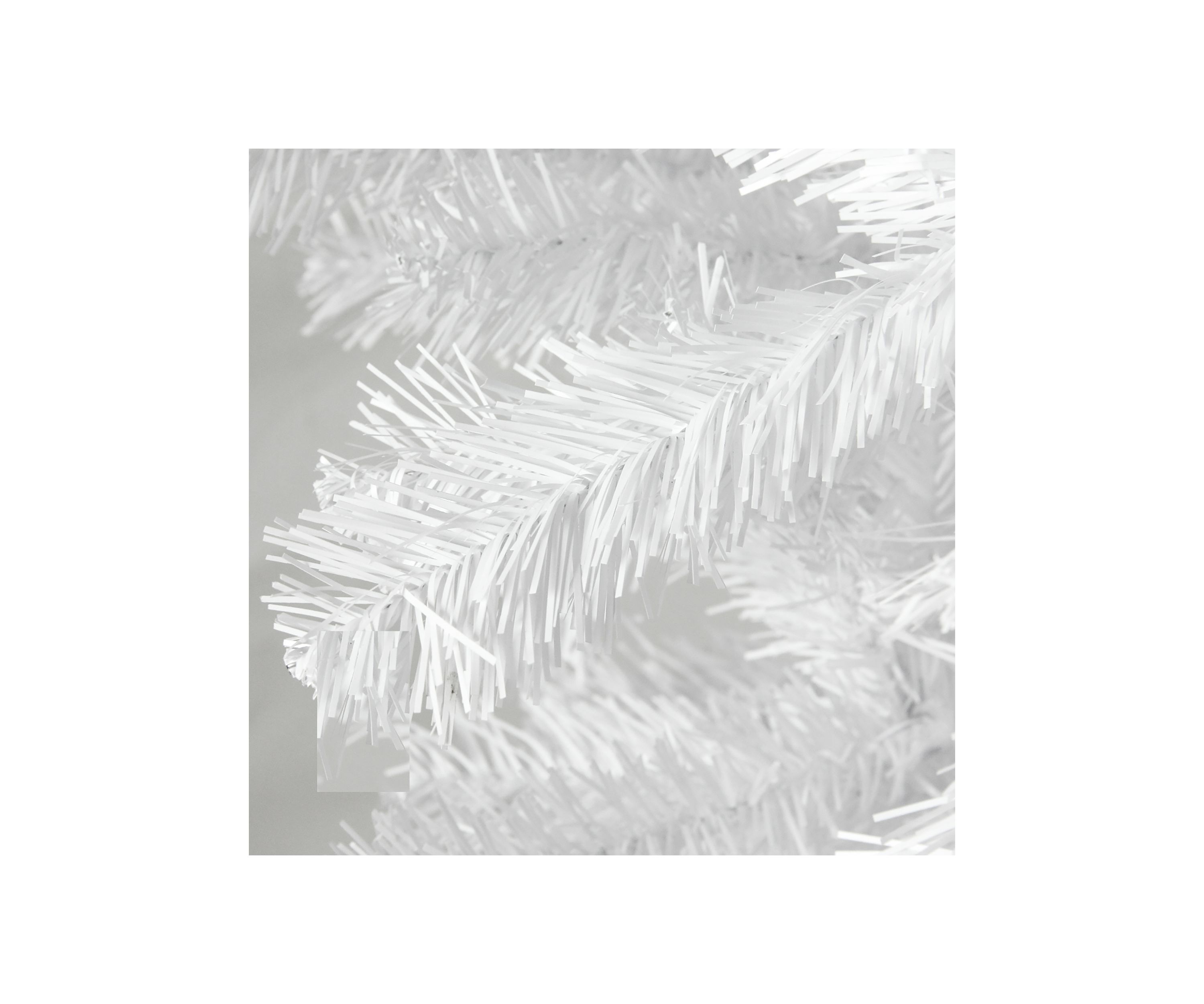 5.5 x 38Inch White Upside Down Spruce Medium Artificial Christmas Tree - Unlit