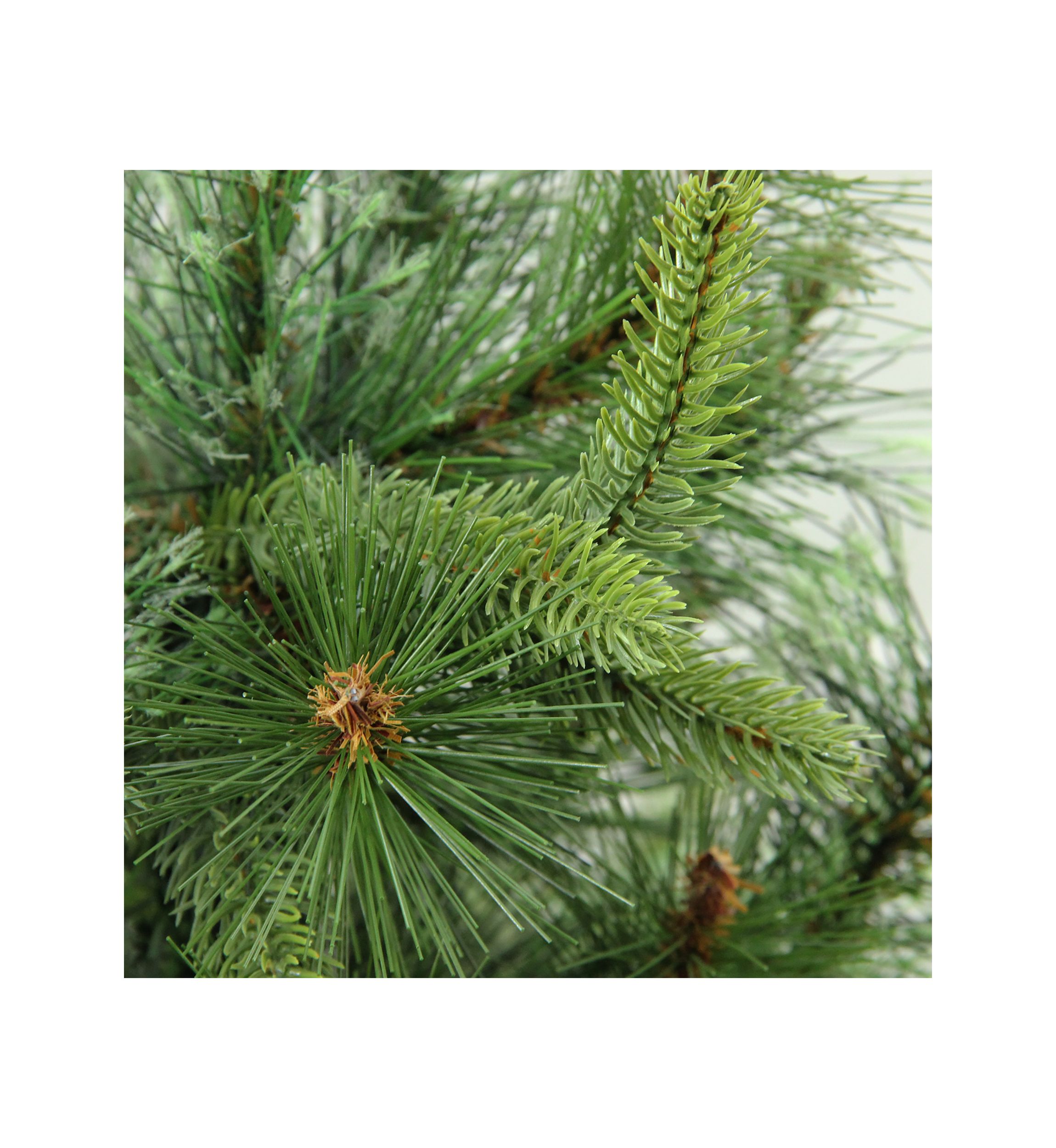 3 Full Ashcroft Cashmere Pine Artificial Christmas Tree - Unlit