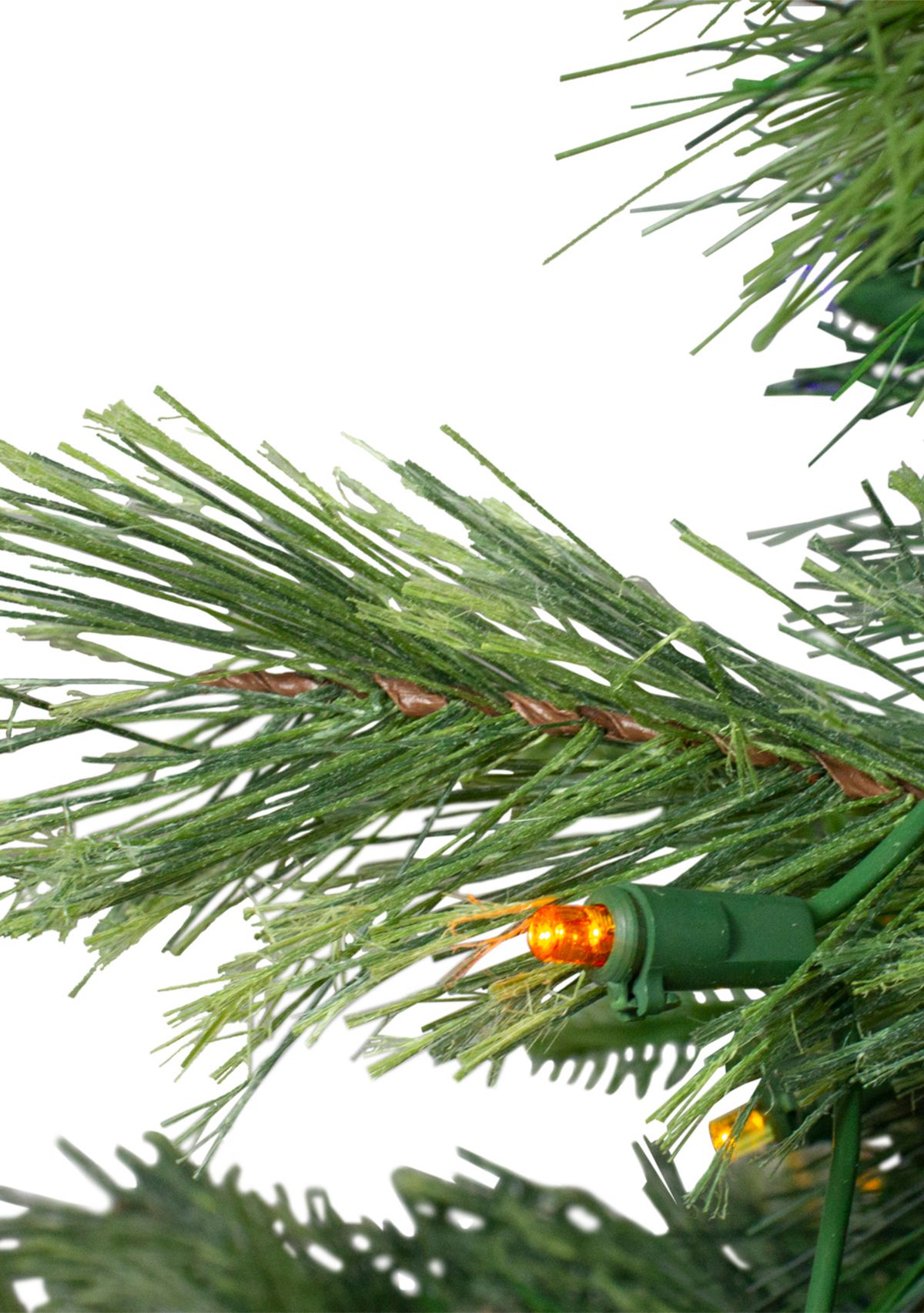 3 x 29 Pre-Lit Ashcroft Cashmere Pine Full Artificial Christmas Tree - Multi LED Lights