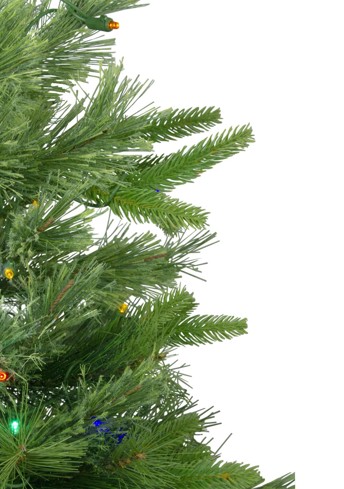 3 x 29 Pre-Lit Ashcroft Cashmere Pine Full Artificial Christmas Tree - Multi LED Lights