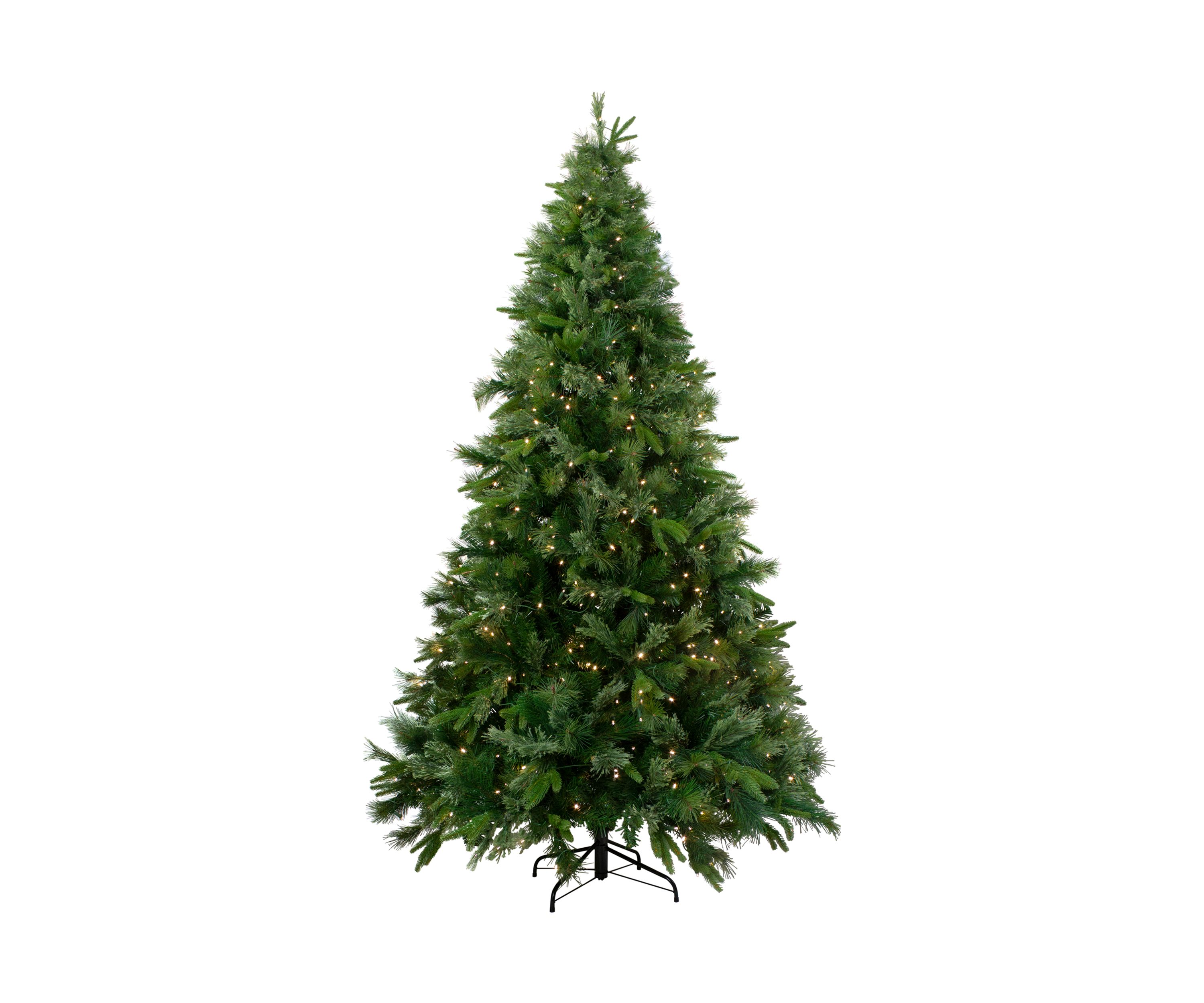 7.5 Pre-Lit Full Ashcroft Cashmere Pine Artificial Christmas Tree - Clear Dura-Lit Lights
