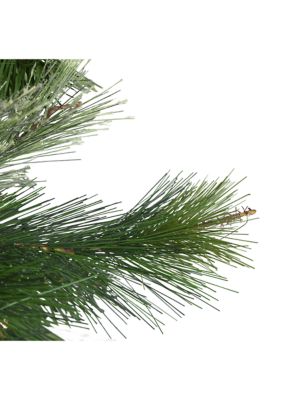 Northlight 7.5' Pre-Lit Iridescent White Alaskan Pine Artificial Christmas  Tree - Clear Lights