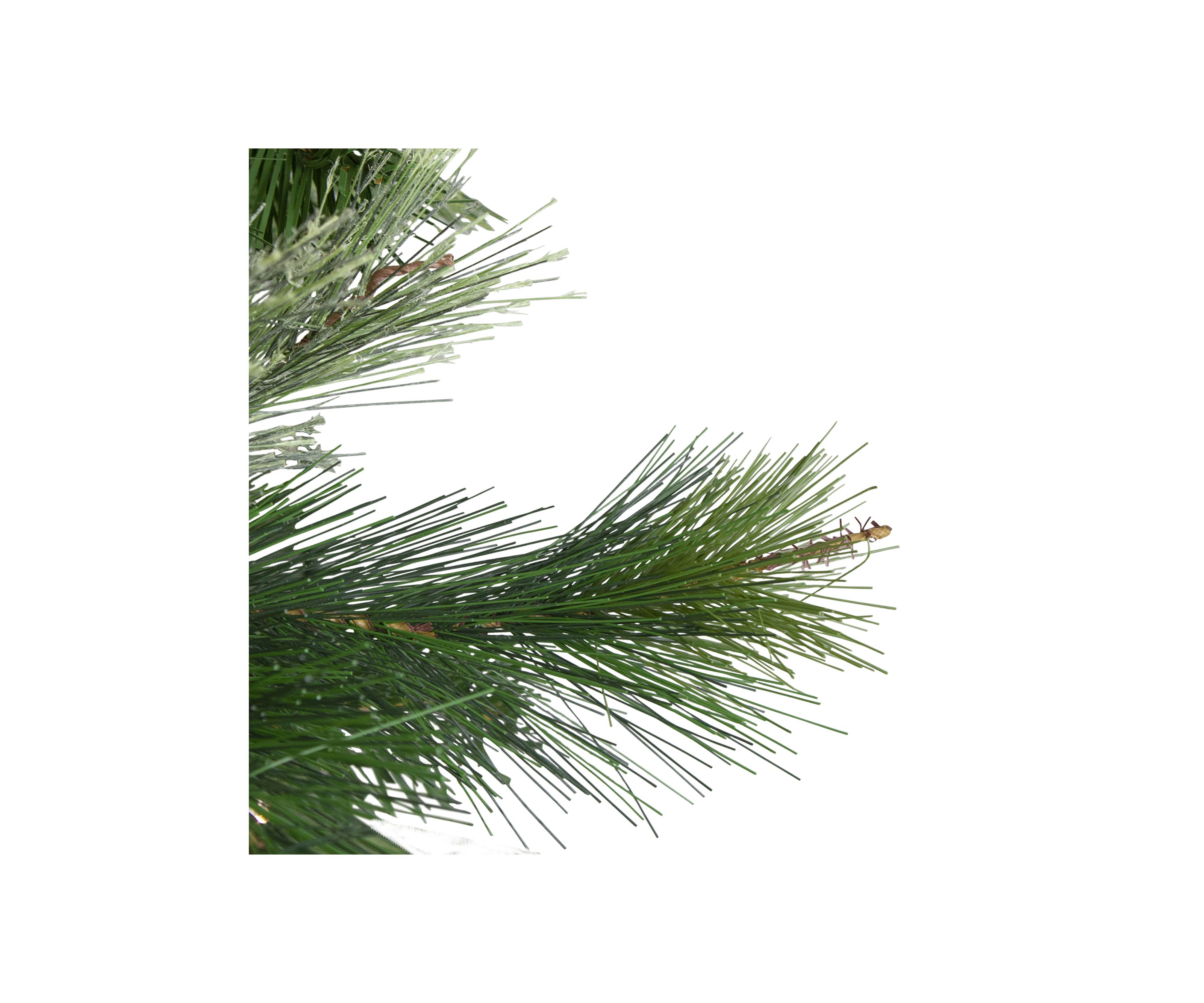 7.5 Pre-Lit Full Ashcroft Cashmere Pine Artificial Christmas Tree - Clear Dura-Lit Lights