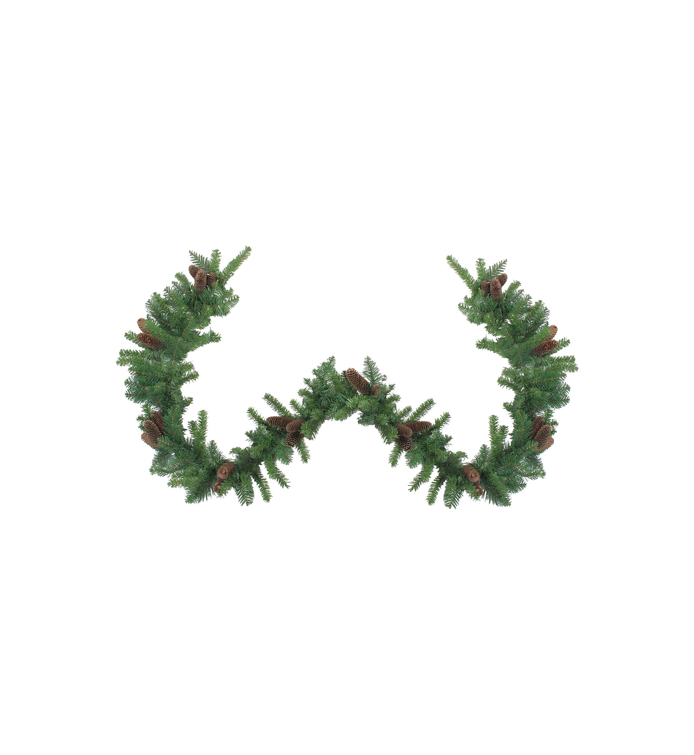 9 x 14Inch Dakota Red Pine Artificial Christmas Garland - Unlit
