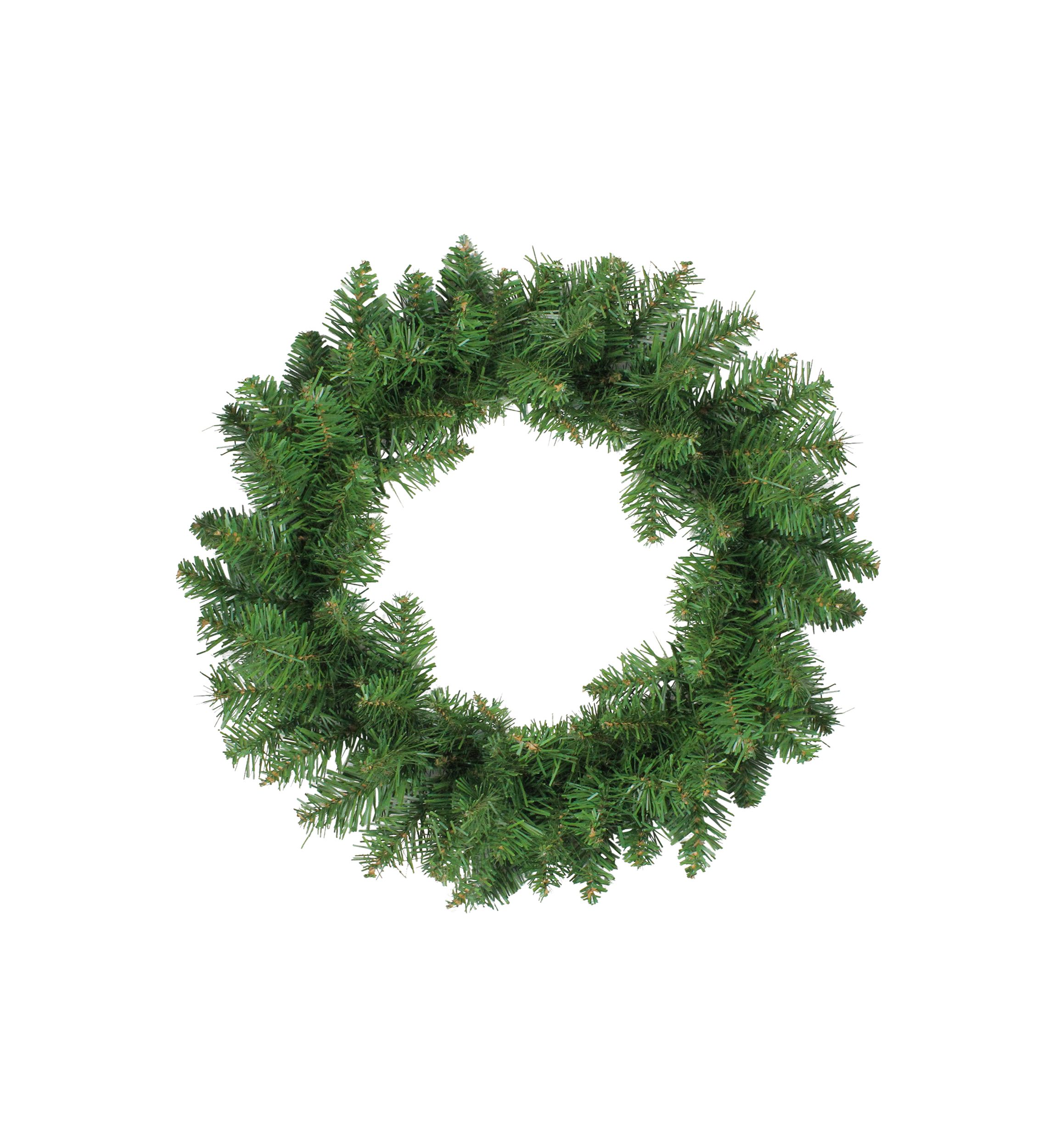 Buffalo Fir Artificial Christmas Wreath - 20-Inch  Unlit