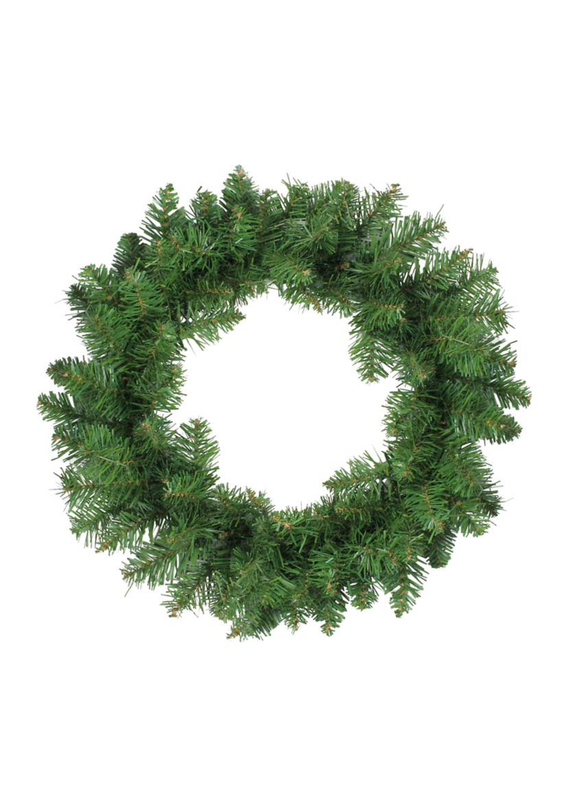 Buffalo Fir Artificial Christmas Wreath - 20-Inch  Unlit