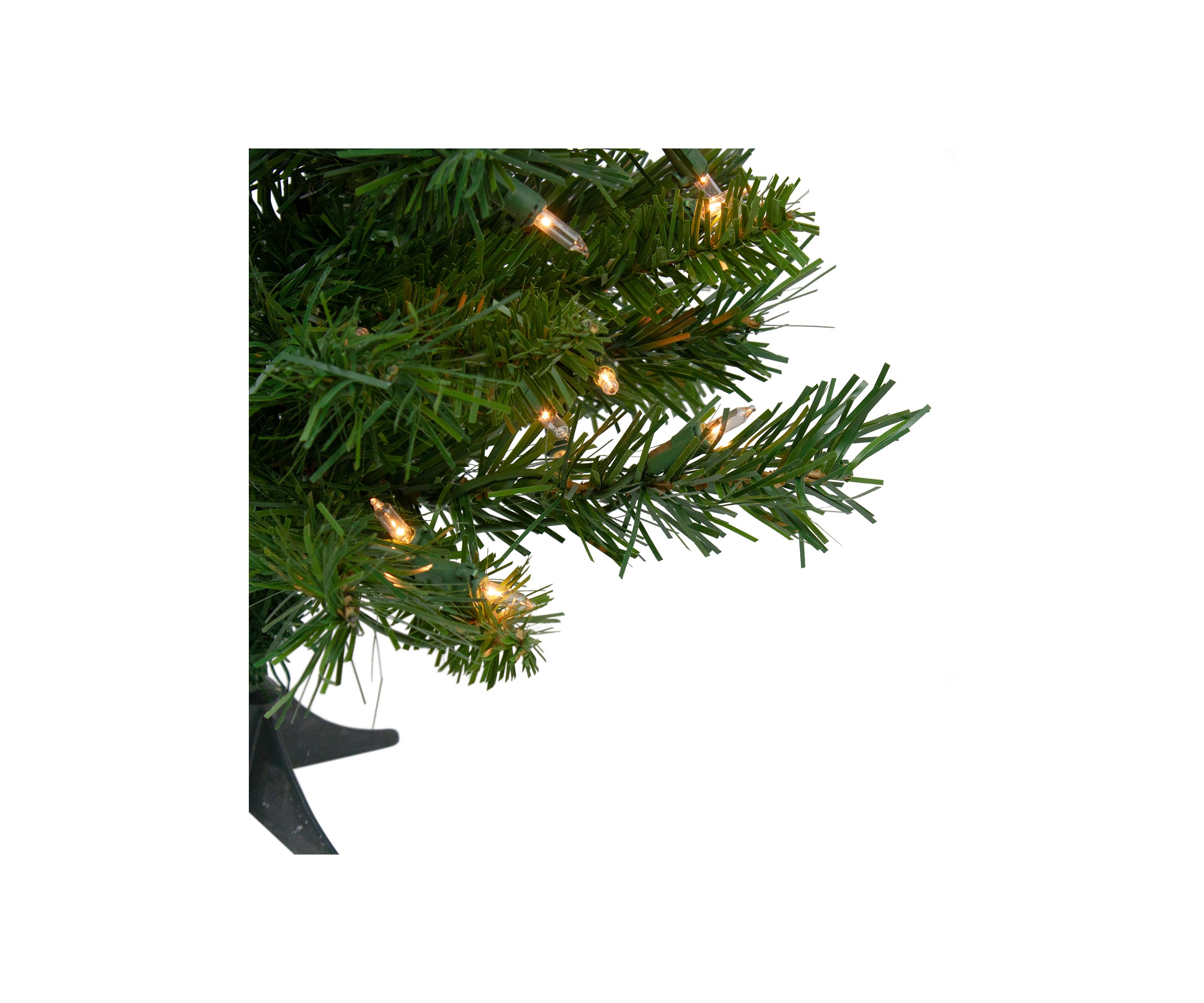 2 Pre-Lit Medium Royal Pine Artificial Christmas Tree - Clear Lights