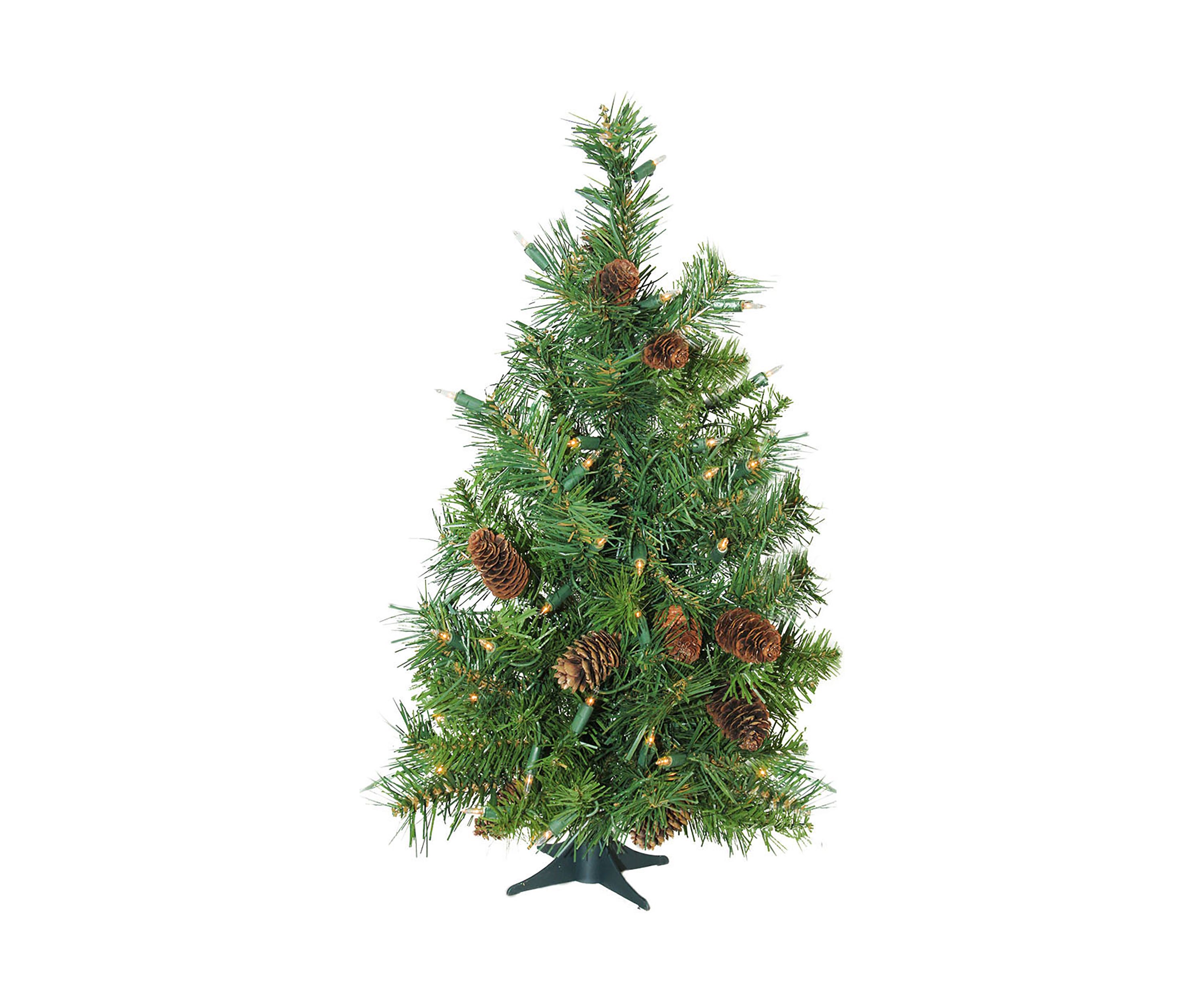 3 Pre-Lit Full Dakota Pine Artificial Christmas Tree - Clear Lights