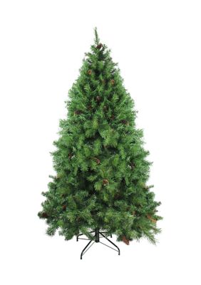 Northlight 6.5' Full Dakota Red Pine with Pine Cones Artificial Christmas Tree - Unlit, Green -  0093422999335