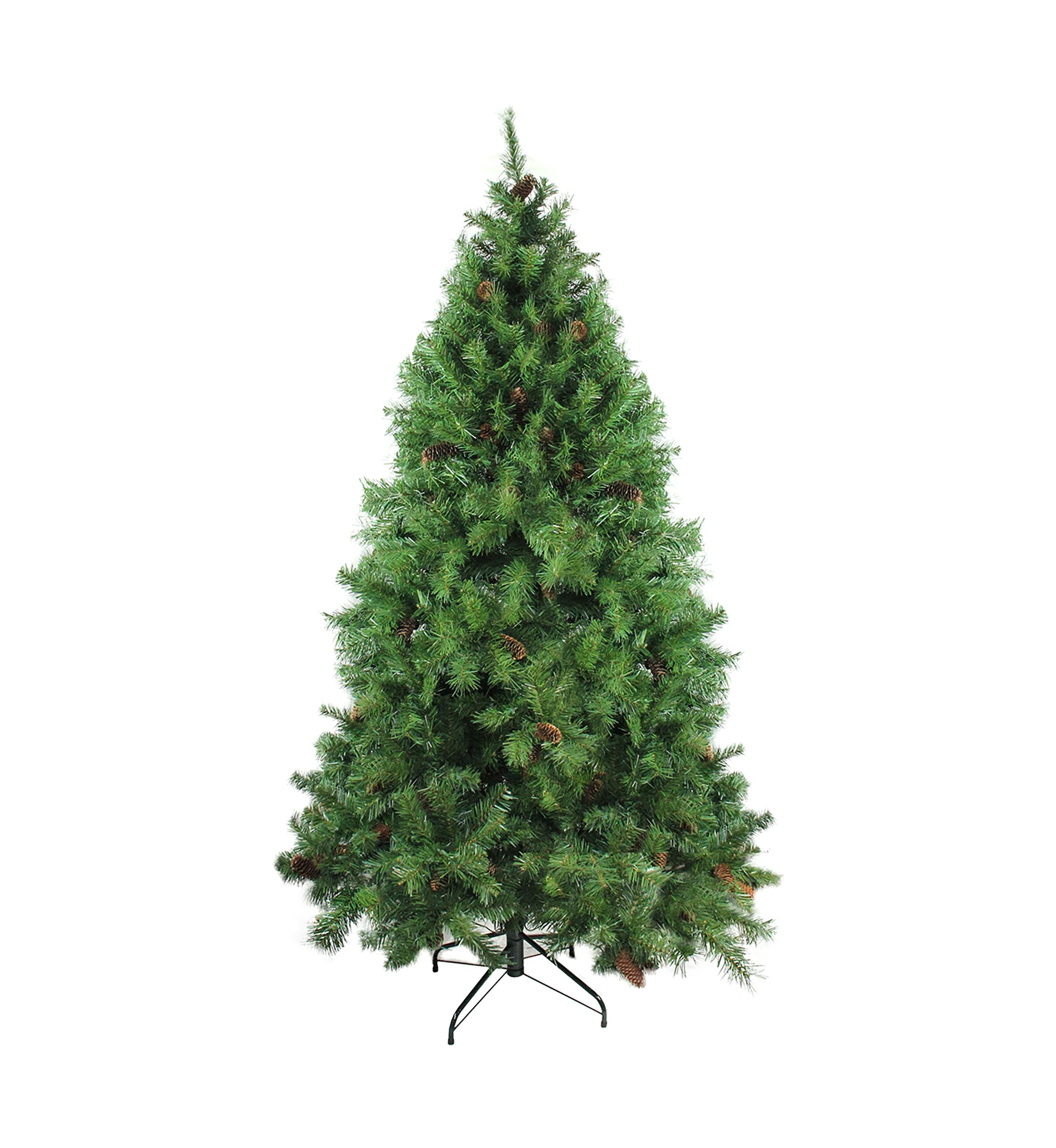 6.5 Full Dakota Red Pine with Pine Cones Artificial Christmas Tree - Unlit