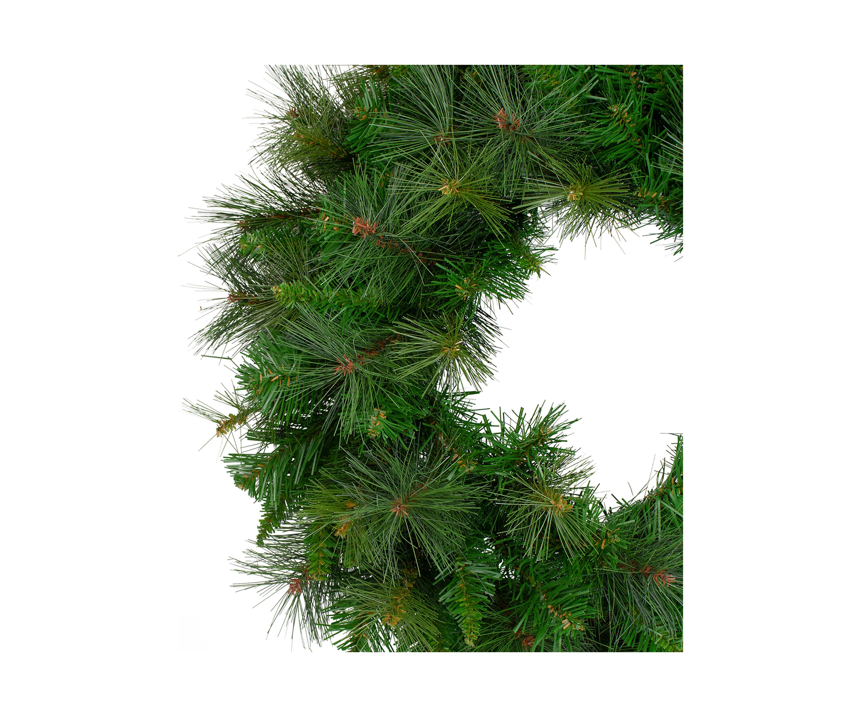 24Inch Mixed Canyon Pine Artificial Christmas Wreath - Unlit