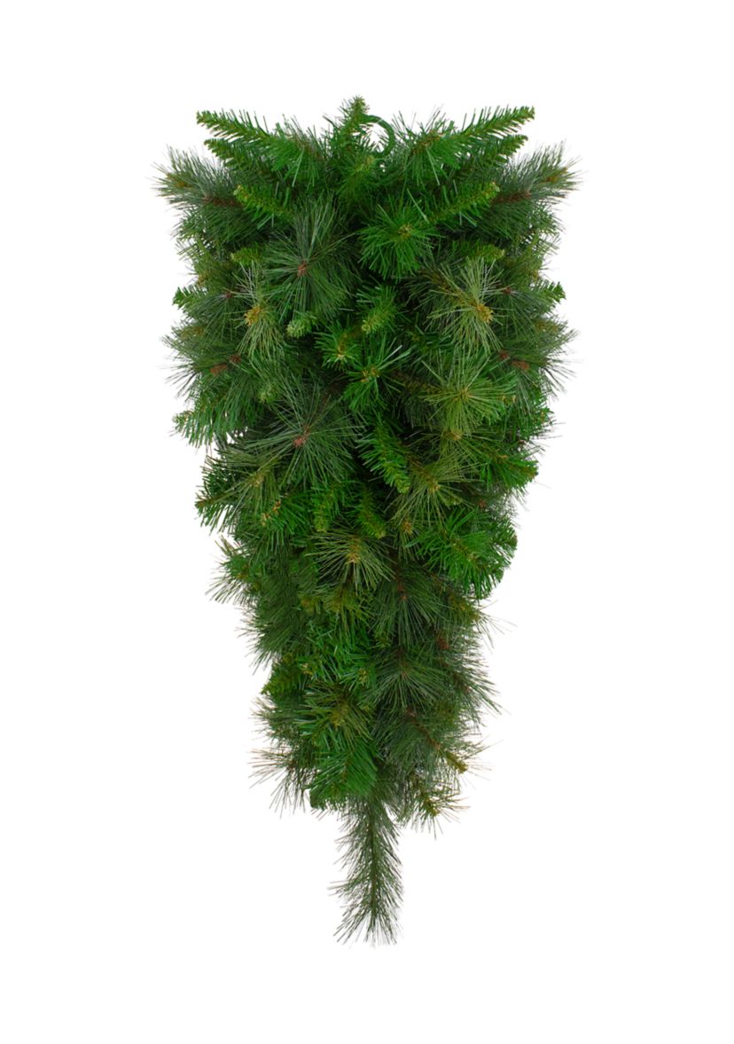 32Inch Canyon Pine Artificial Christmas Teardrop Swag - Unlit