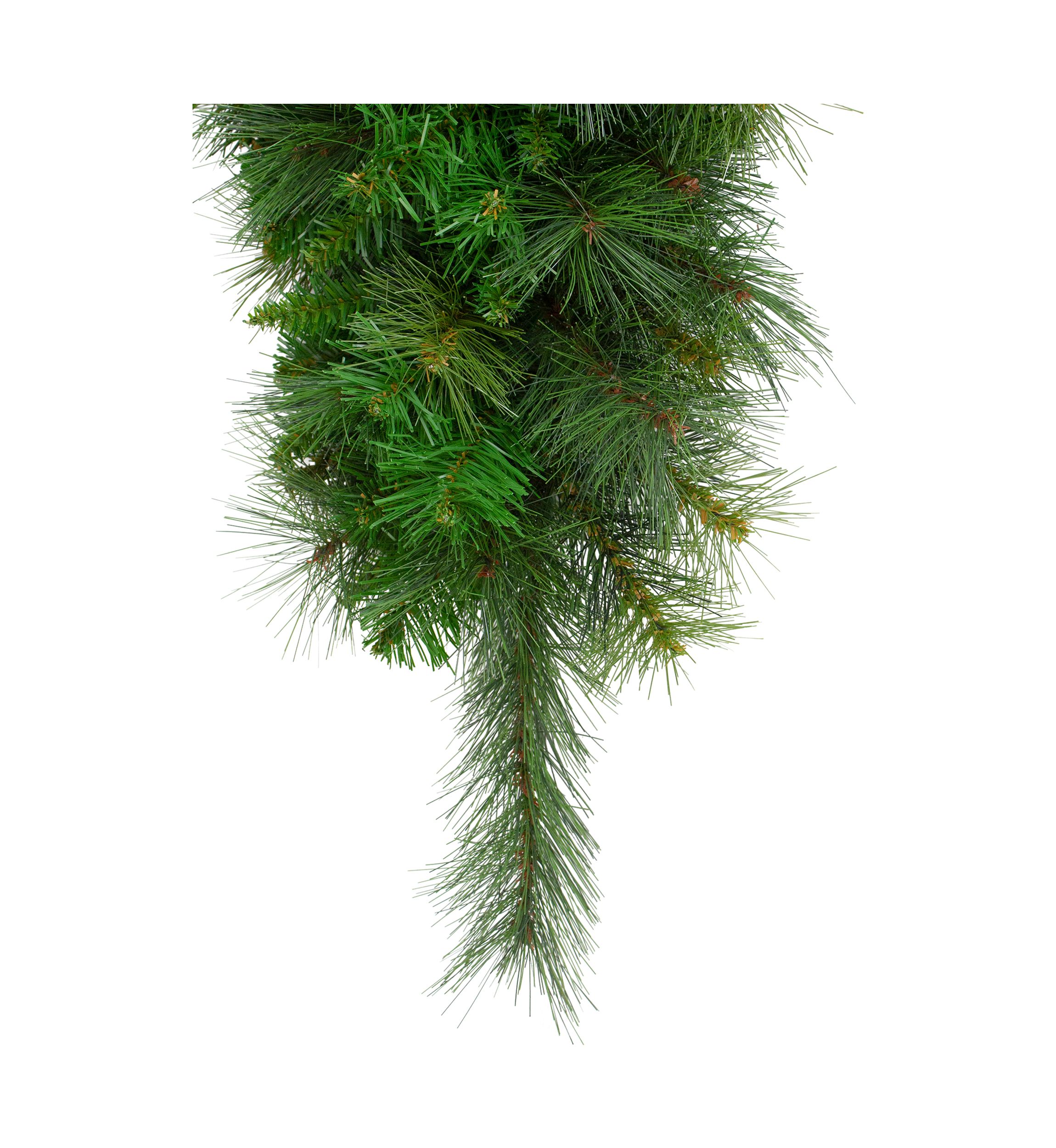 32Inch Canyon Pine Artificial Christmas Teardrop Swag - Unlit