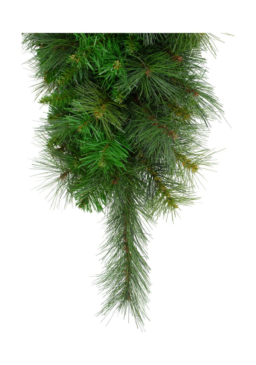 32Inch Canyon Pine Artificial Christmas Teardrop Swag - Unlit