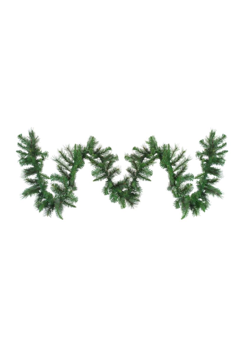 9 x 12Inch Mixed Green Canyon Pine Artificial Christmas Garland - Unlit