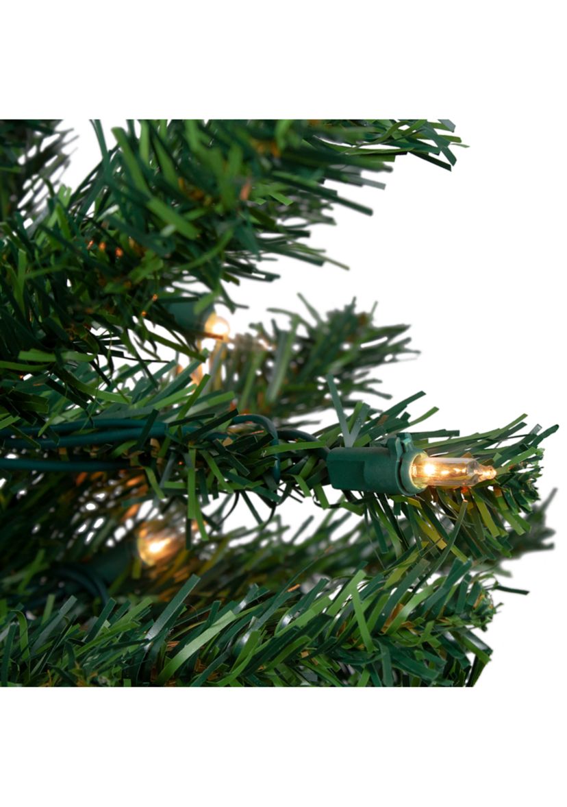 3 Pre-Lit Medium Mixed Classic Pine Artificial Christmas Tree - Clear Lights