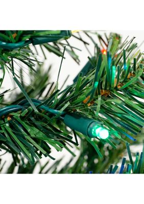 6 ft Pre-Lit LED Medium Mixed Classic Pine Artificial Christmas Tree - Multi Lights