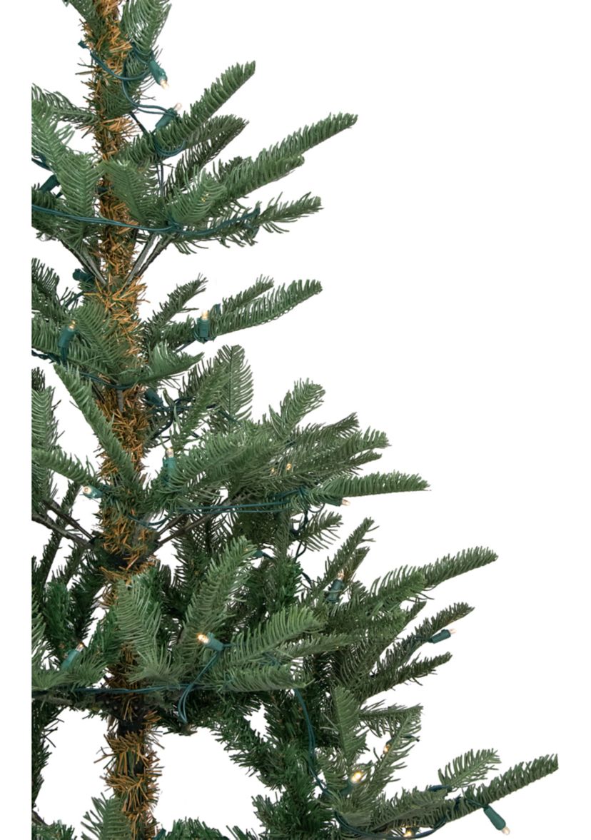 4.5 Pre-Lit LED Layered Nordmann Fir Artificial Christmas Tree  Warm Clear Lights