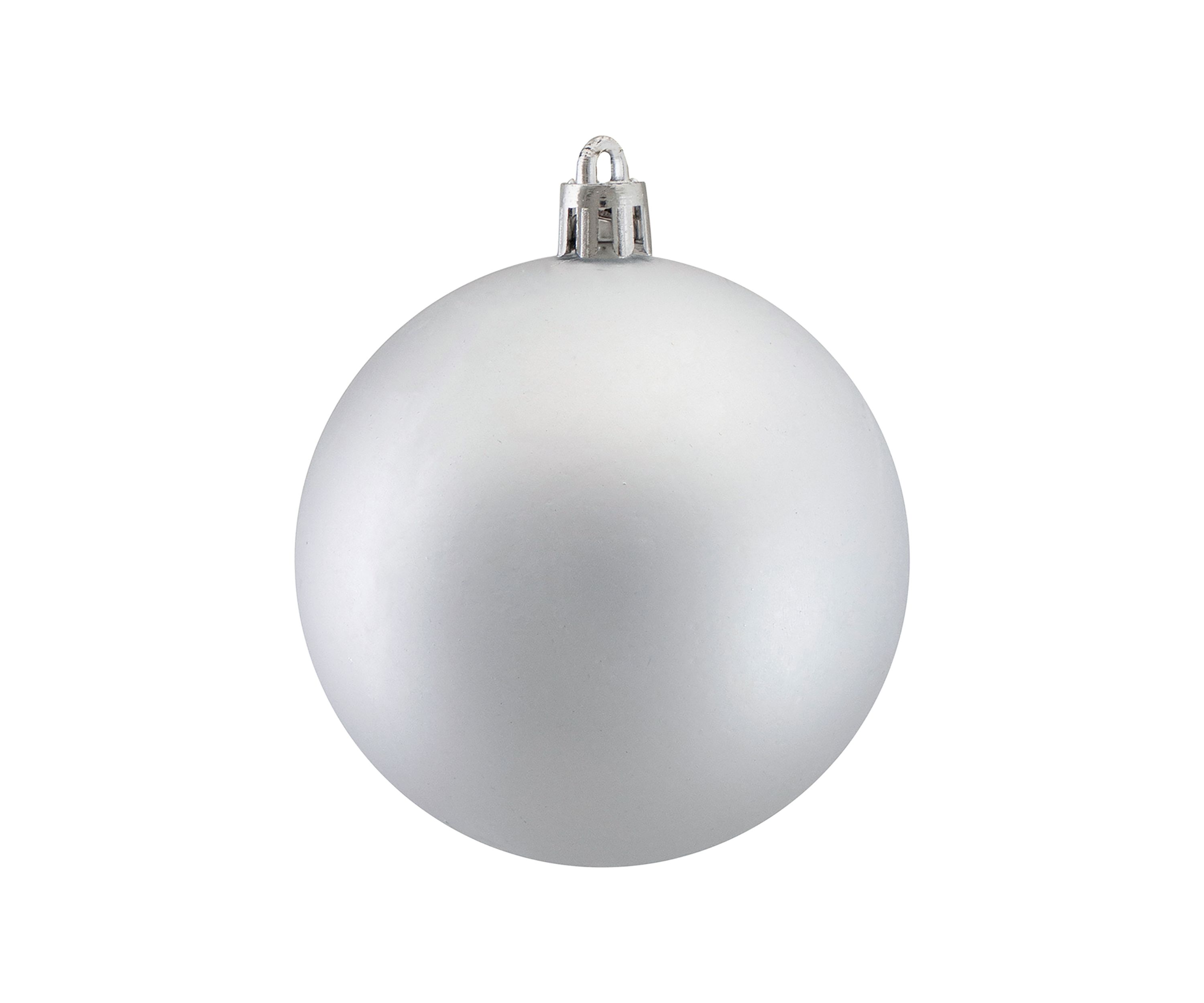 32ct Matte Silver Shatterproof Christmas Ball Ornaments 3.25Inch (80mm)