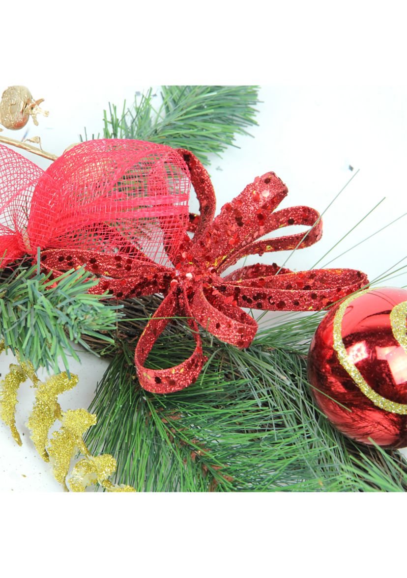 6 x 10Inch Pinecone Artificial Christmas Garland - Unlit