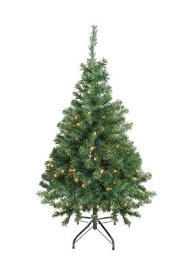 Northlight 4' Pre-Lit Niagara Pine Medium Artificial Christmas Tree - Clear Lights, Green -  0191296065436