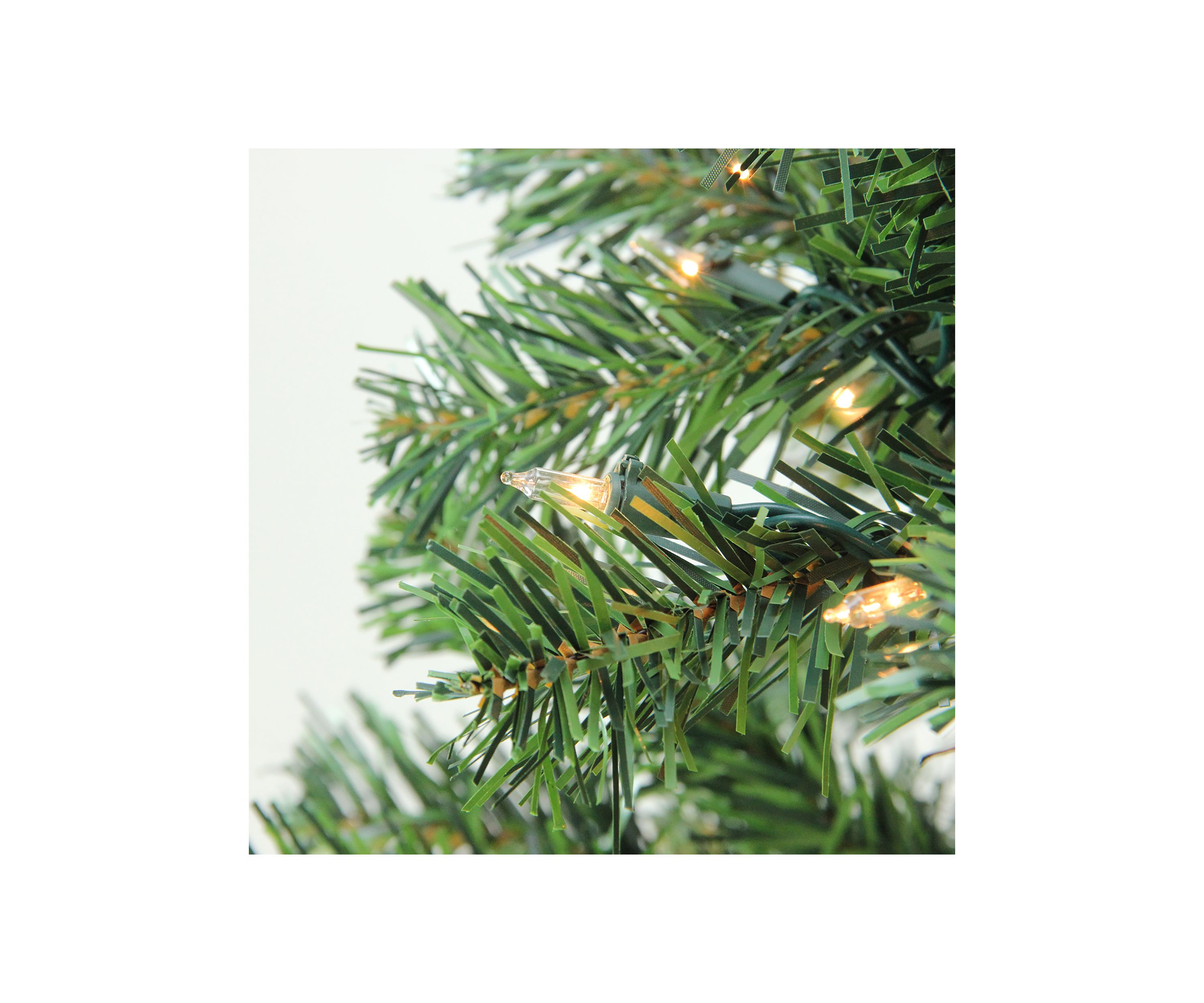 6.5 Pre-Lit Medium Niagara Pine Artificial Christmas Tree - Clear Lights