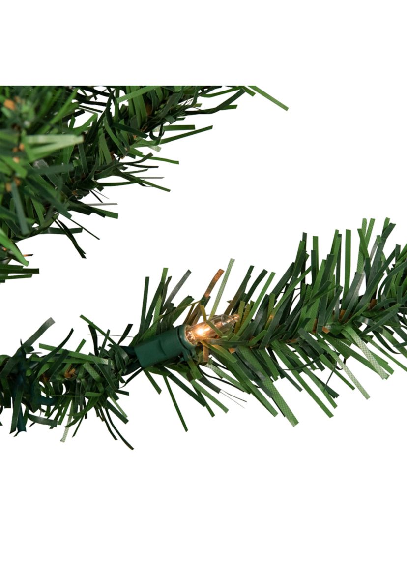 3 Pre-Lit Green Medium Niagara Pine Artificial Christmas Tree - Clear Lights