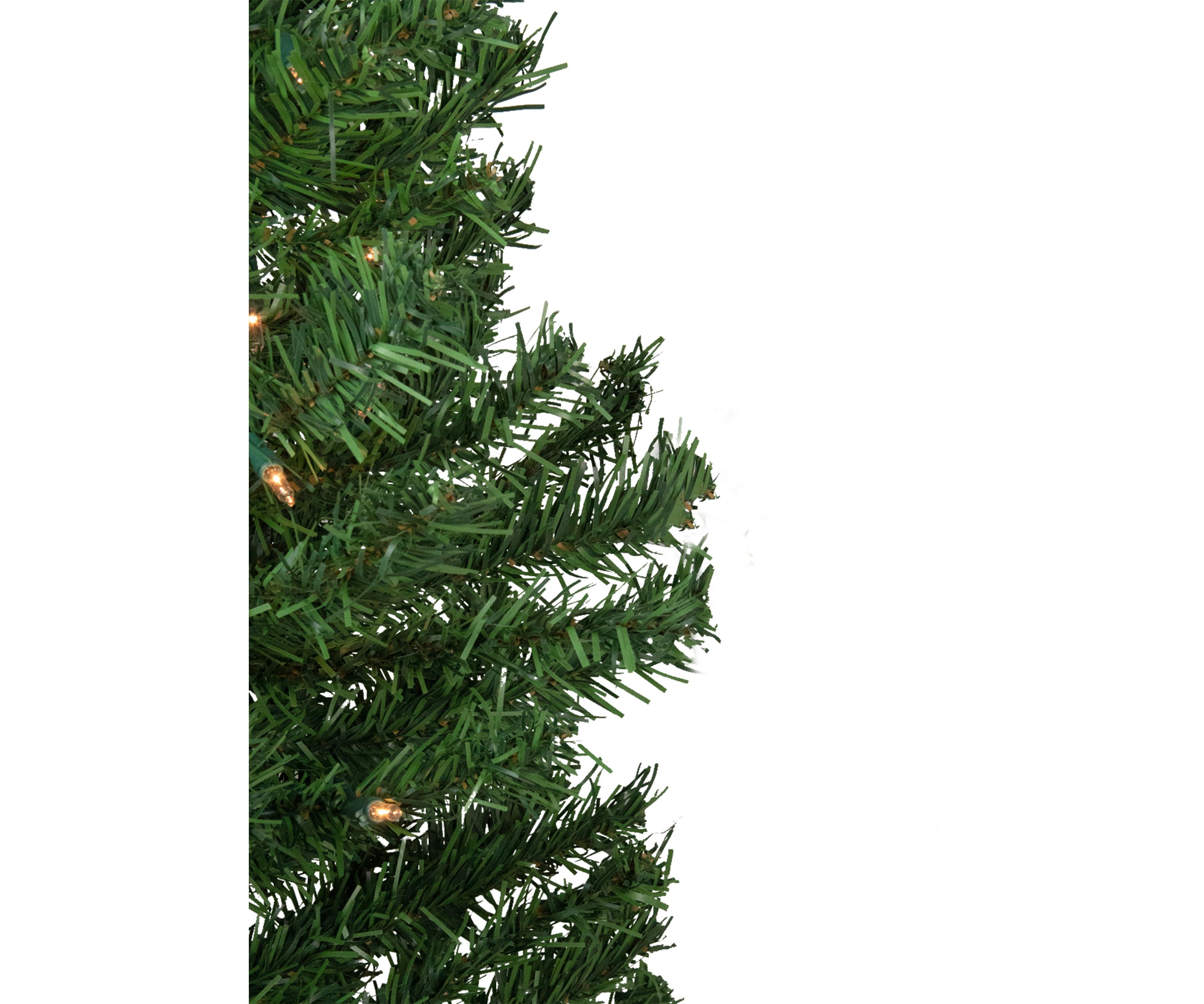3 Pre-Lit Green Medium Niagara Pine Artificial Christmas Tree - Clear Lights