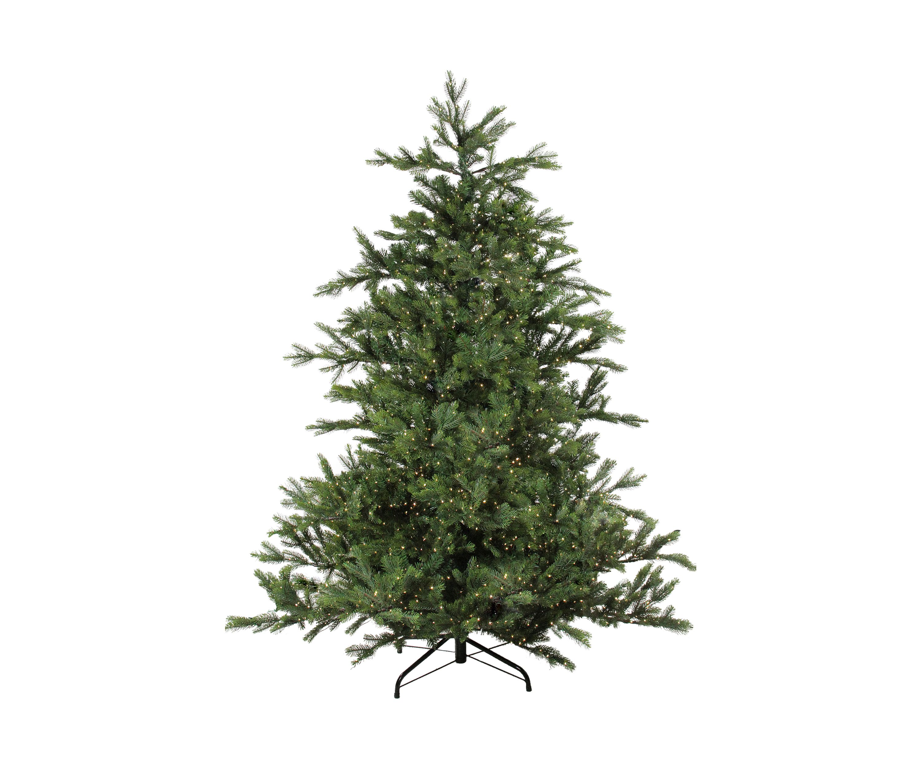 6.5 Pre-Lit Full Oregon Noble Fir Artificial Christmas Tree - Warm White LED Lights