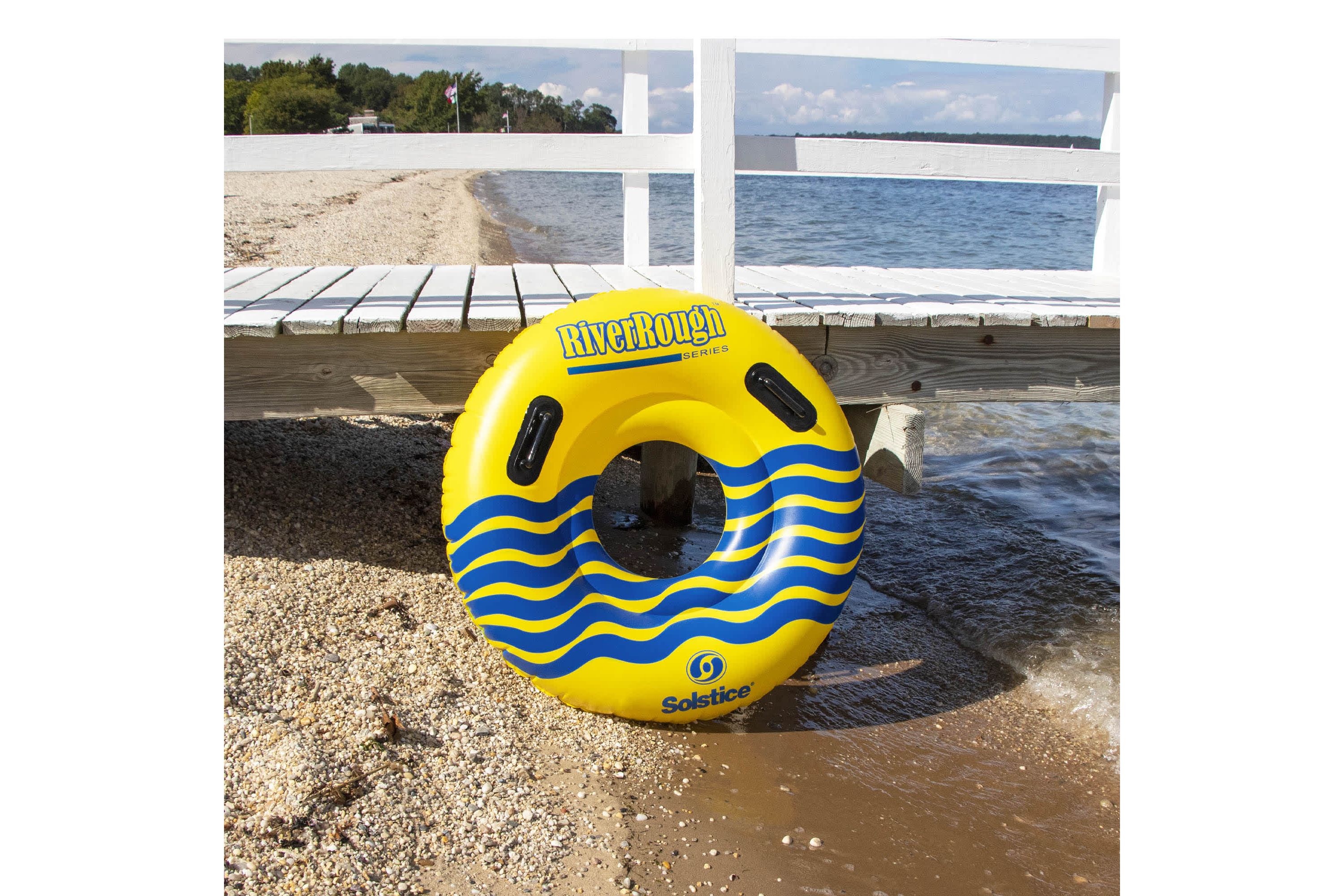 Swim Central Inflatable River Rough Swimming Pool Ring Tube with ...