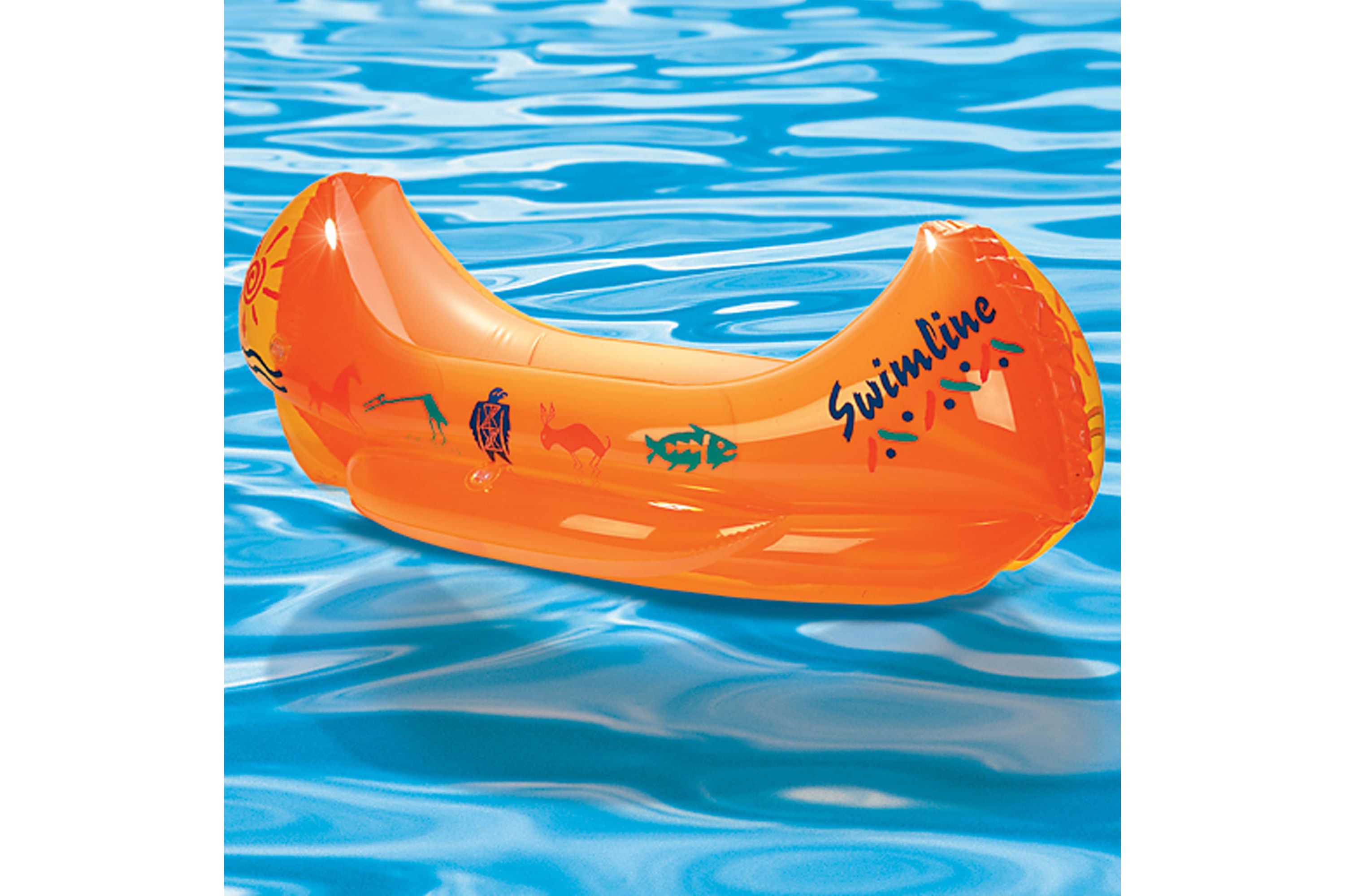 48" Inflatable Kiddy Canoe Swimming Pool Float