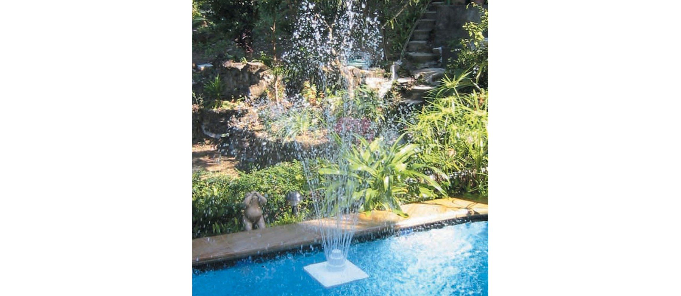 11.8" Floating 3 Tier Grecian Swimming Pool Fountain