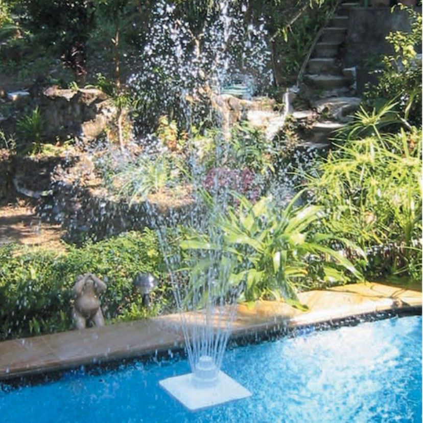 11.8" Floating 3 Tier Grecian Swimming Pool Fountain
