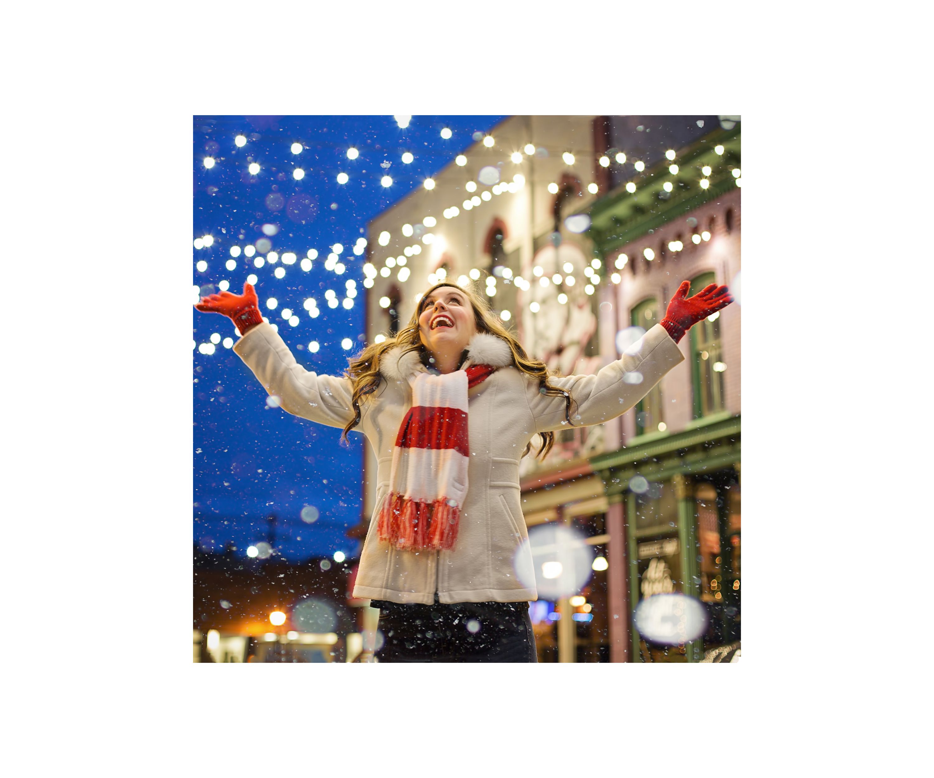 100-Count Clear Mini Christmas Light Set  20.25ft Green Wire