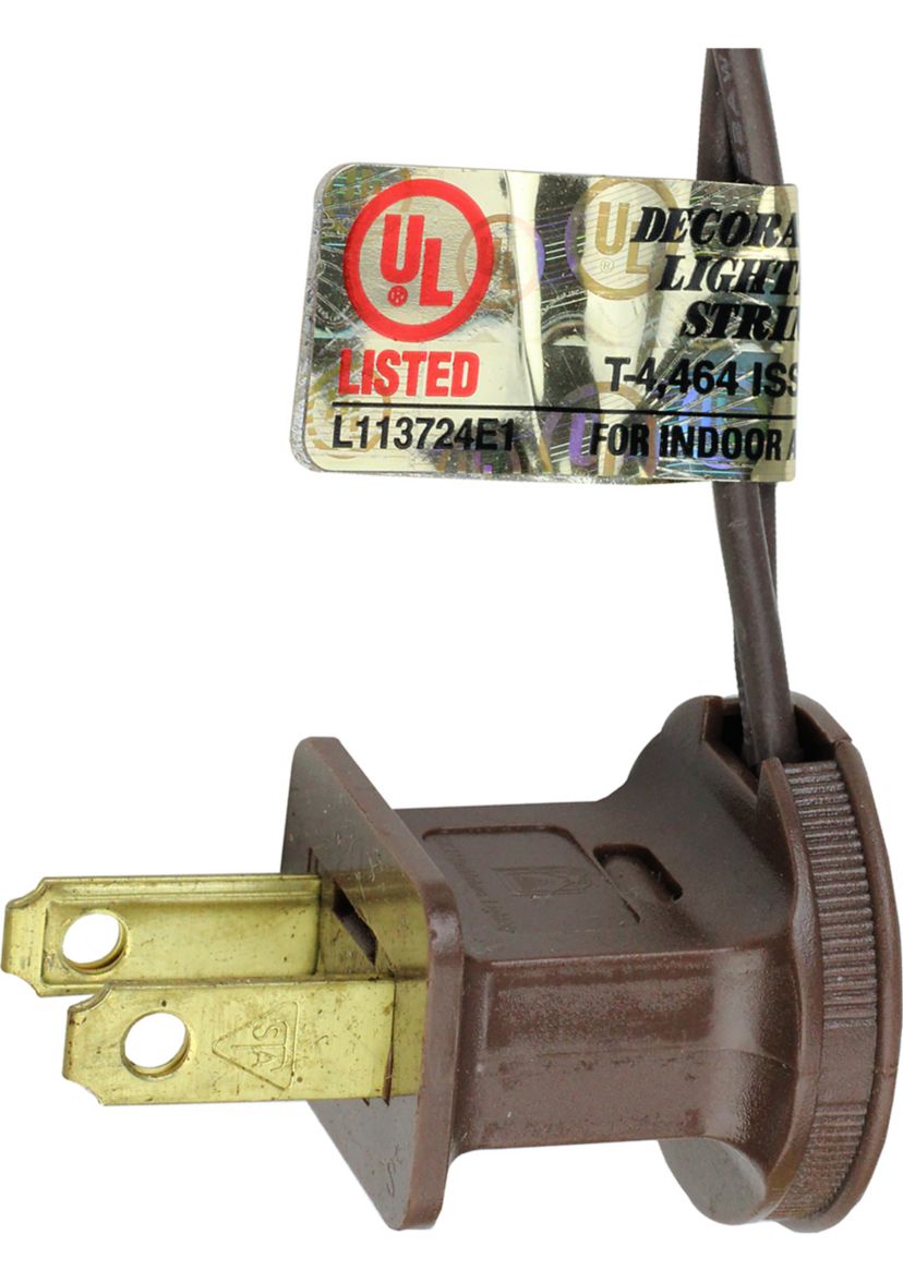 300-Count Clear Mini Christmas Lights Set  62.25ft Brown Wire