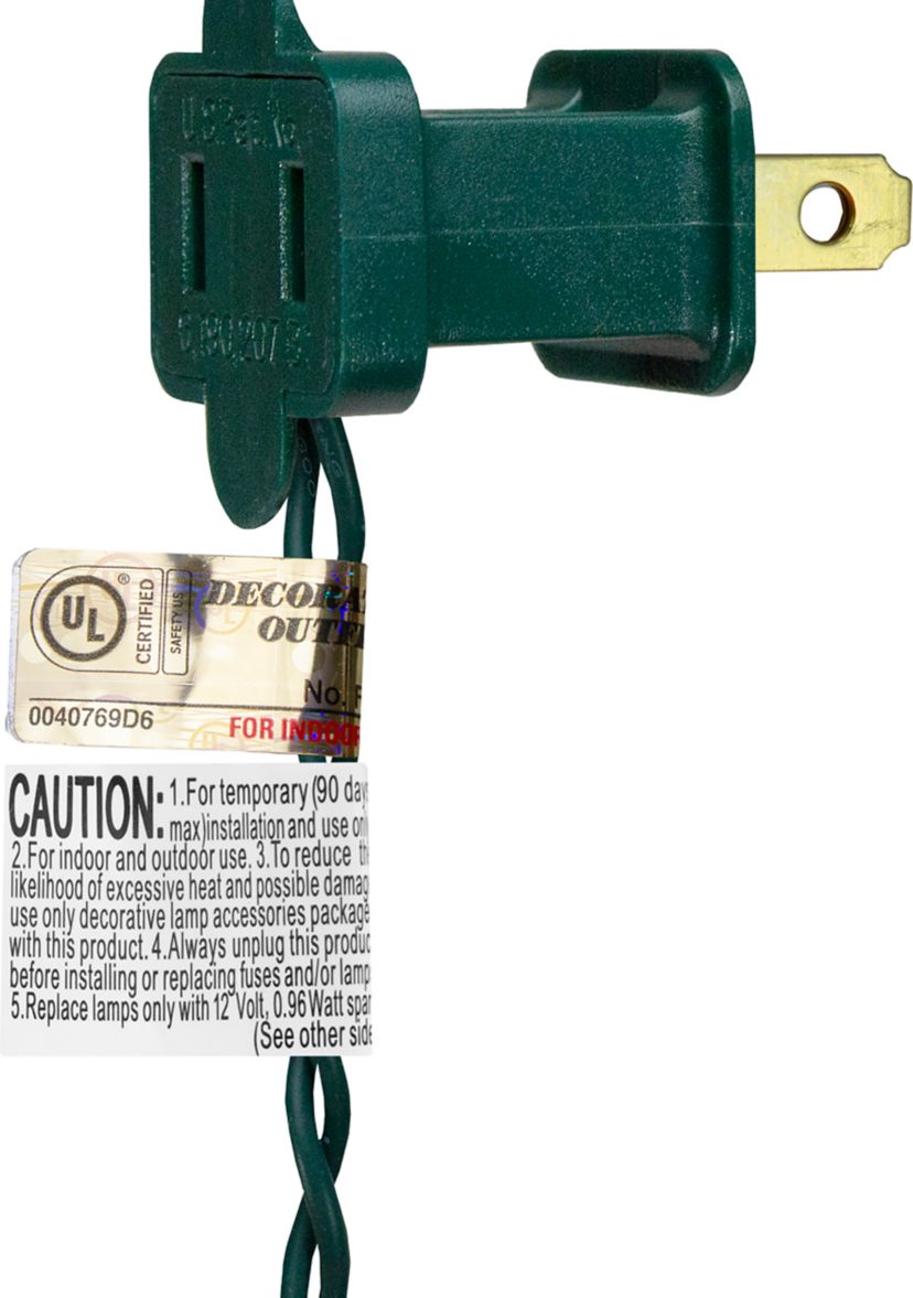 Set of 300 Multi-Color Mini Christmas Lights 2.5Inch Spacing - Green Wire