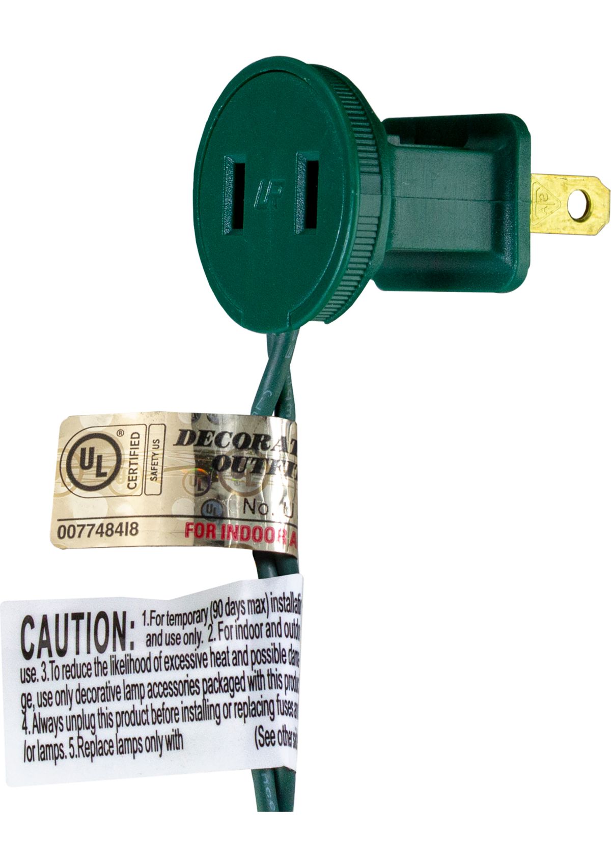 100-Count Warm White LED Mini Christmas Lights  33ft Green Wire