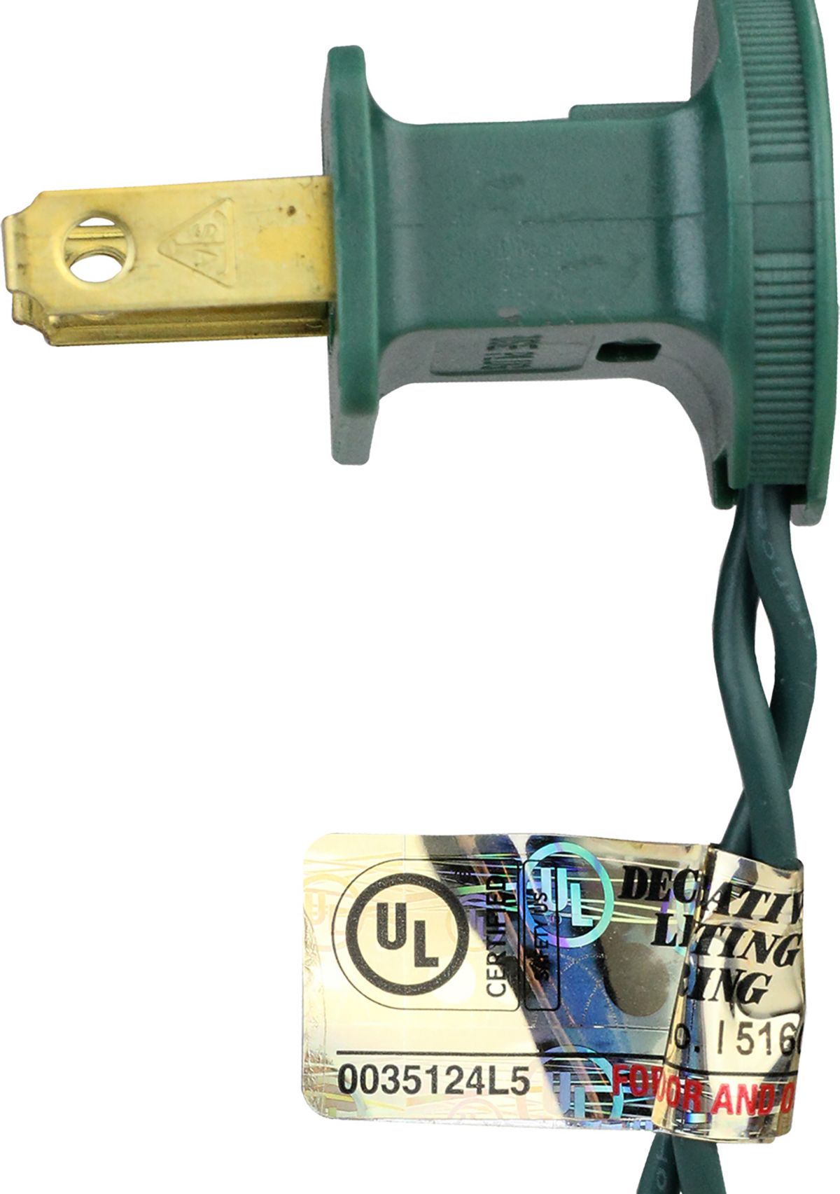 50 Green LED Mini Christmas Lights - 16.25 ft Green Wire